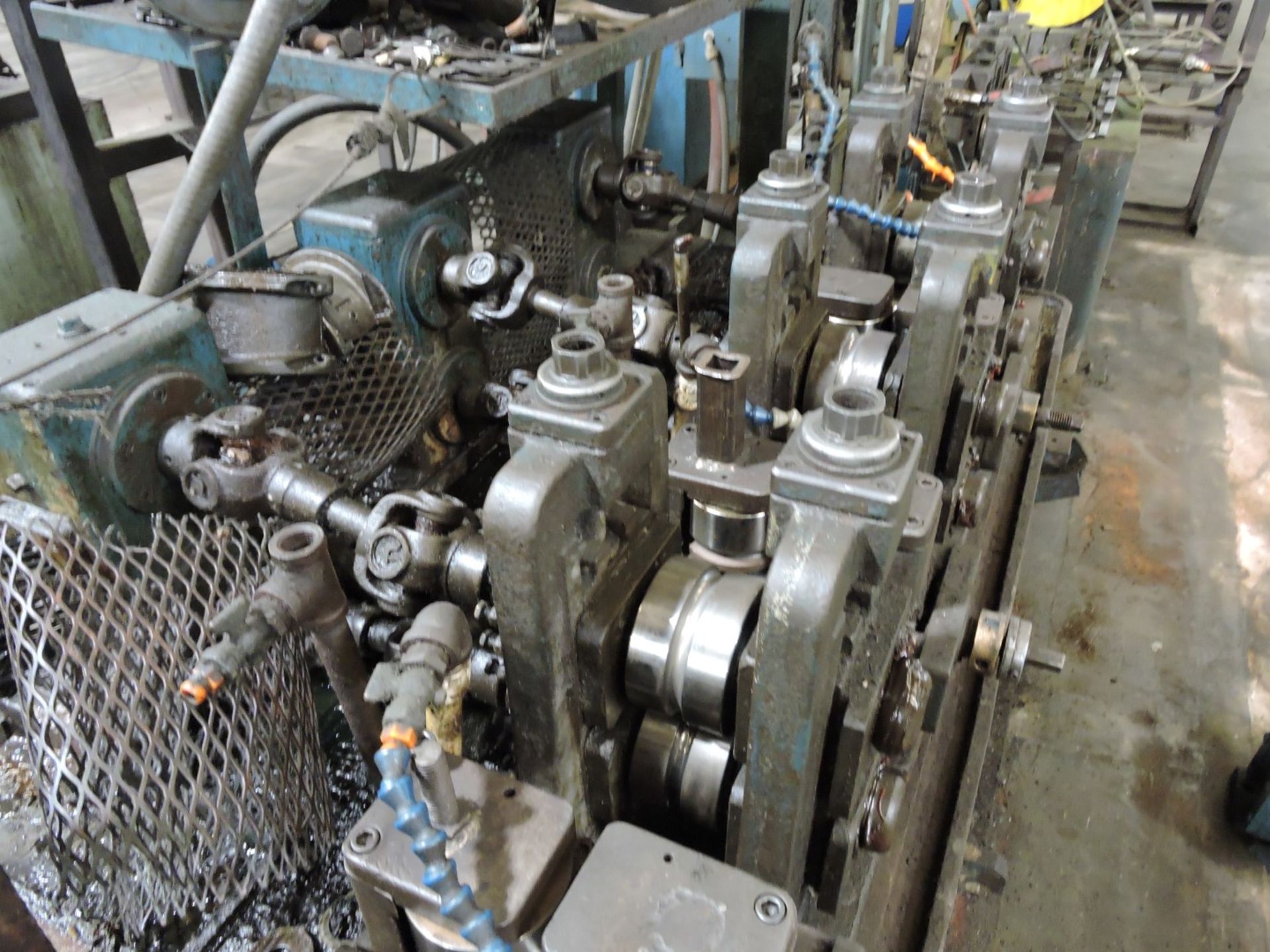 Abbey Etna Tube Mill, Ajax Tocco Heating and Cooling, Gear Box missing, not currently in running - Image 10 of 15