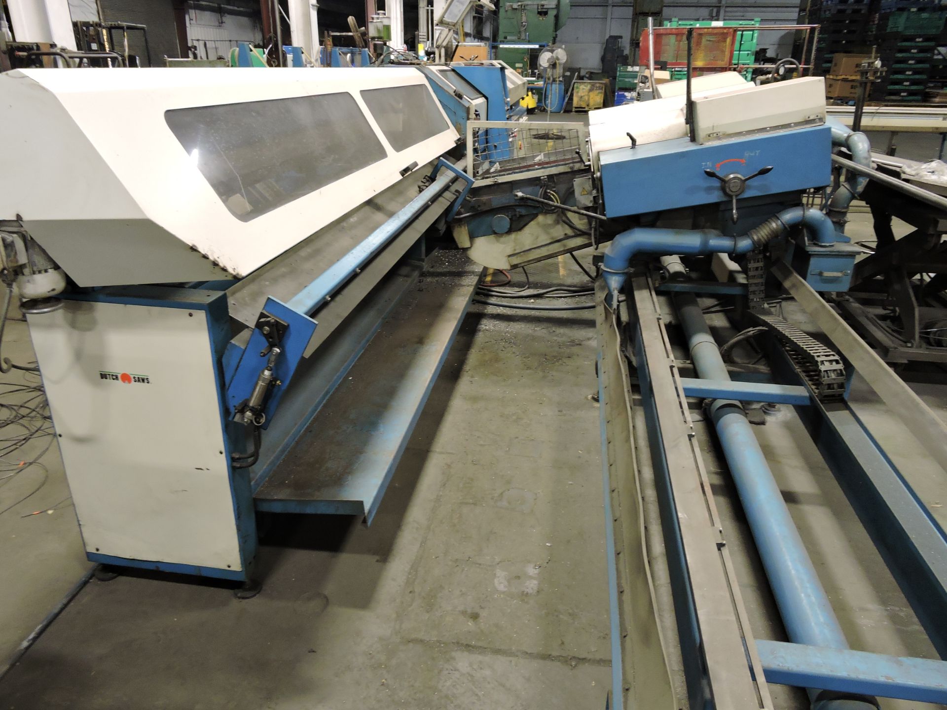 2003 Dutch Bewo Saw Model DCH-70M Cut-to-Length High Speed Saw, Double Cut, 3/60/400 V, Lauer - Image 4 of 9