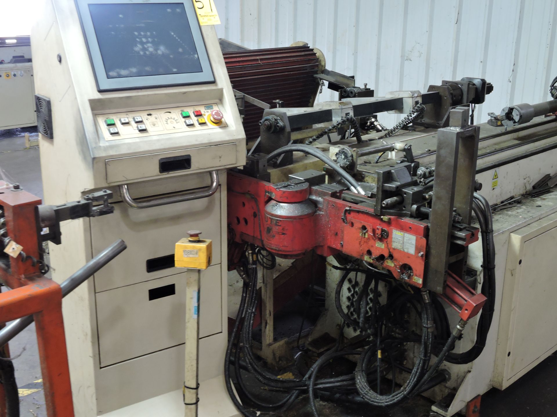 Alpine Tube and Pipe Bender 3/4" Cap. Model AB, CNC 25ED, SN 131110, with Pipe Feed Unit - Image 2 of 8