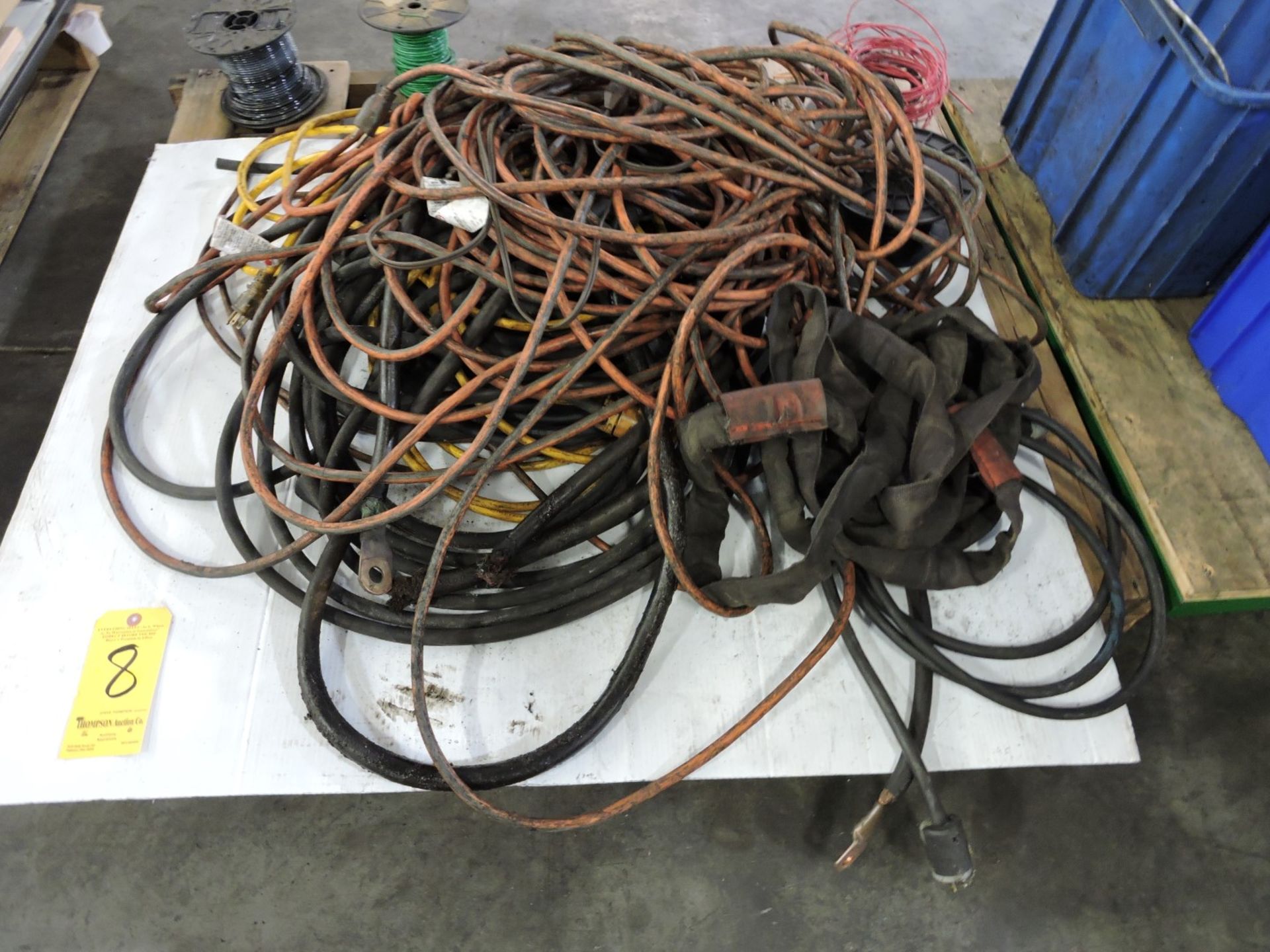 Pallet of Extension Cords and Wire