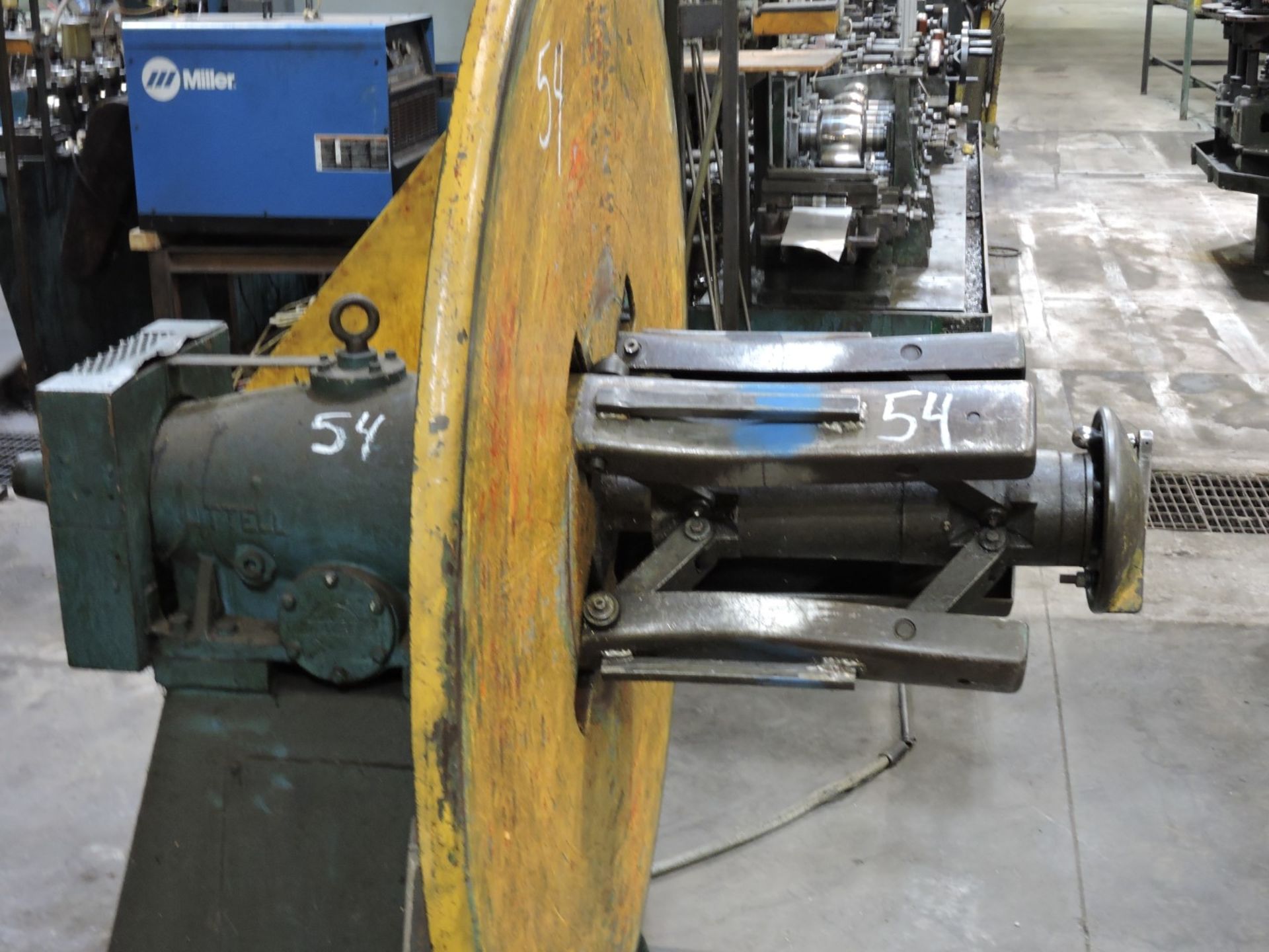 Turek & Heller Tube Mill Model WU2010, SN 1094, 2" Diameter Shafts, with Ajax Tocco Annelaer Model - Image 3 of 11