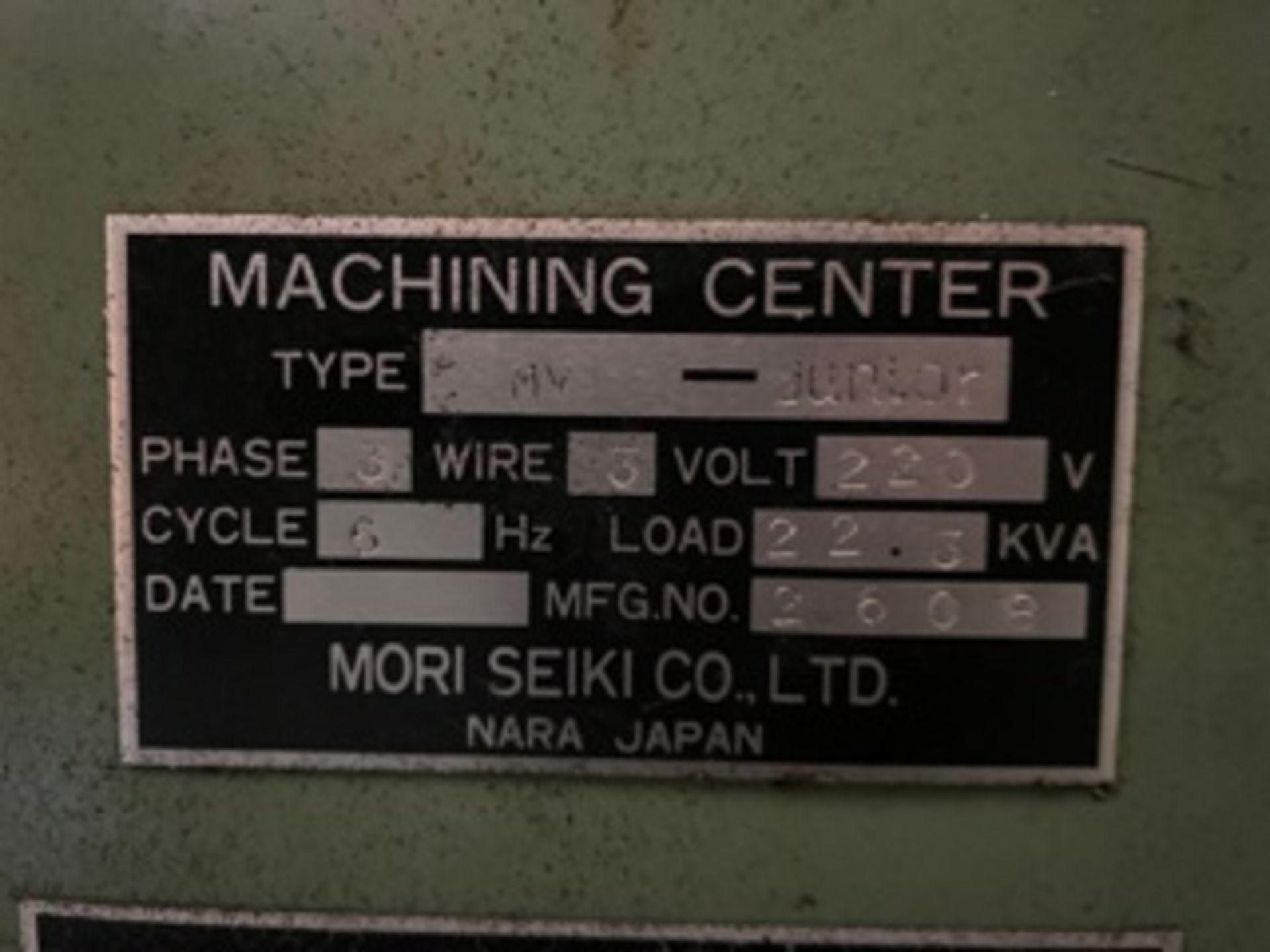 Lot, (3) Used CNC Machining Centers in Storage; (1) Matsuura Horzontal Machining Center with 6- - Image 6 of 14