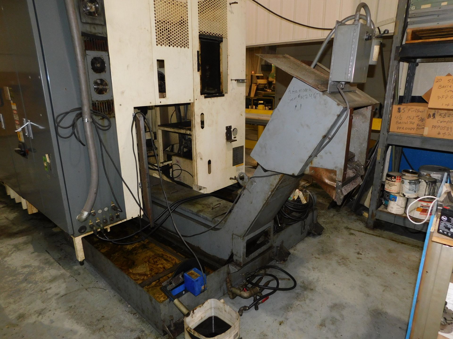 Kitamura Mycenter Model HX400 CNC Horizontal Machining Center, s/n 42467, Fanuc 16M CNC Control, (2) - Image 5 of 9