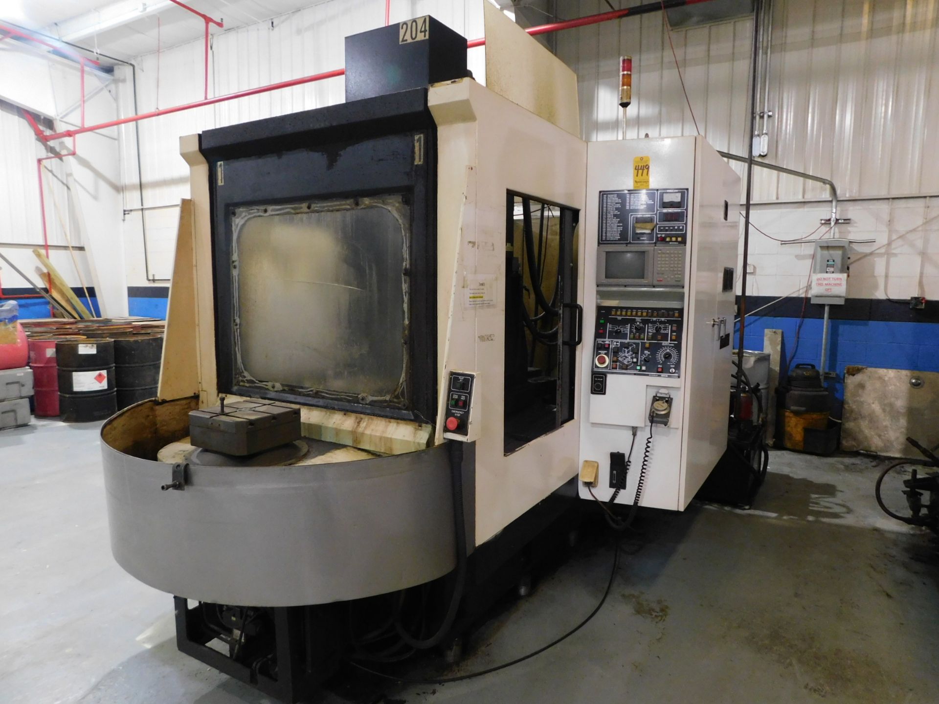 Tongil Model MACH-3A CNC Horizontal Machining Center, s/n 6F41200180, Mitsubishi Meldas CNC Control,