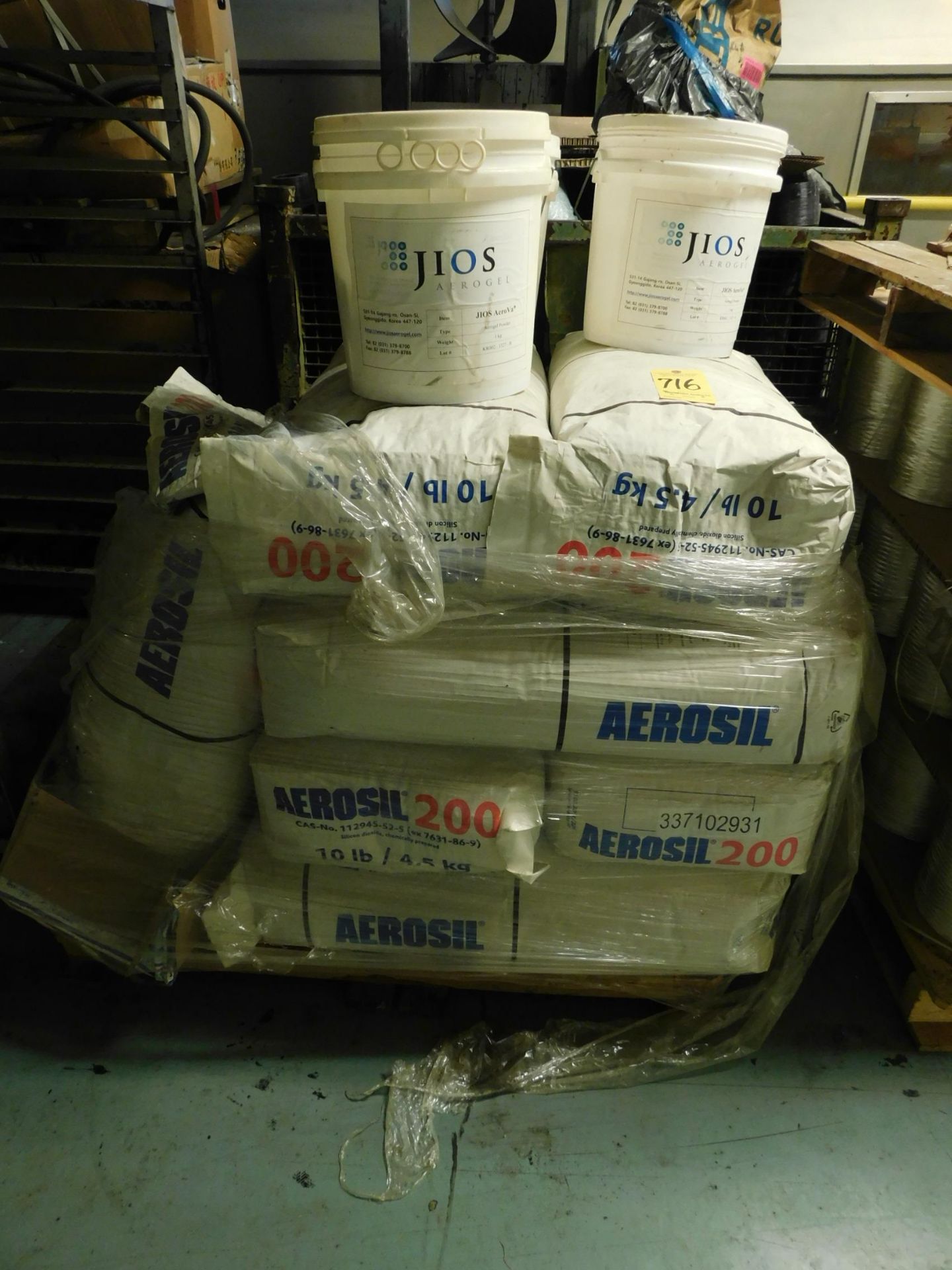 Skid Lot of Aerosil 200 Silicon Dioxide