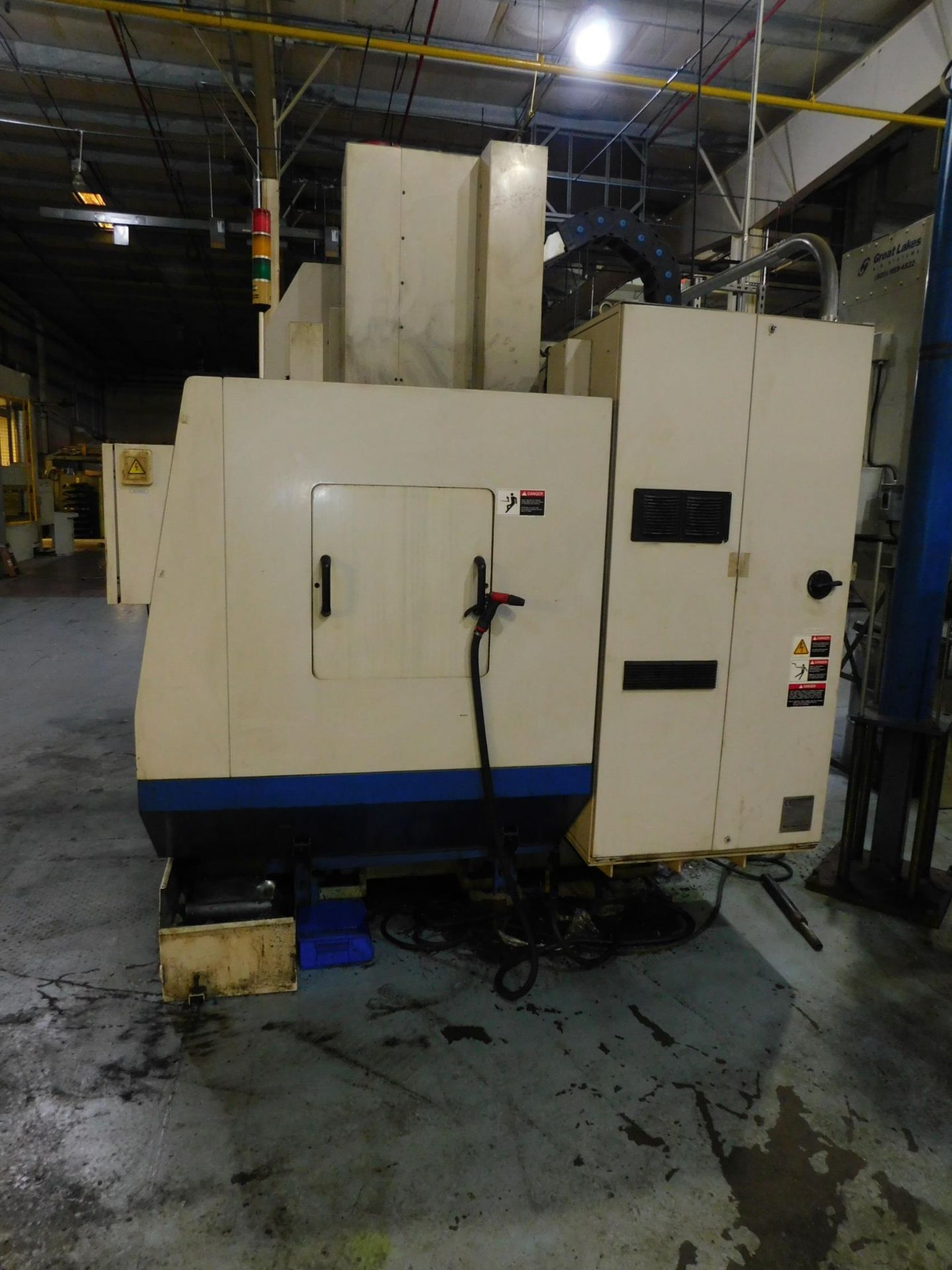 Doosan Model DMV-3016L CNC Vertical Machining Center, s/n NM4100156, New 2005, Fanuc 0i-MC CNC - Image 11 of 14