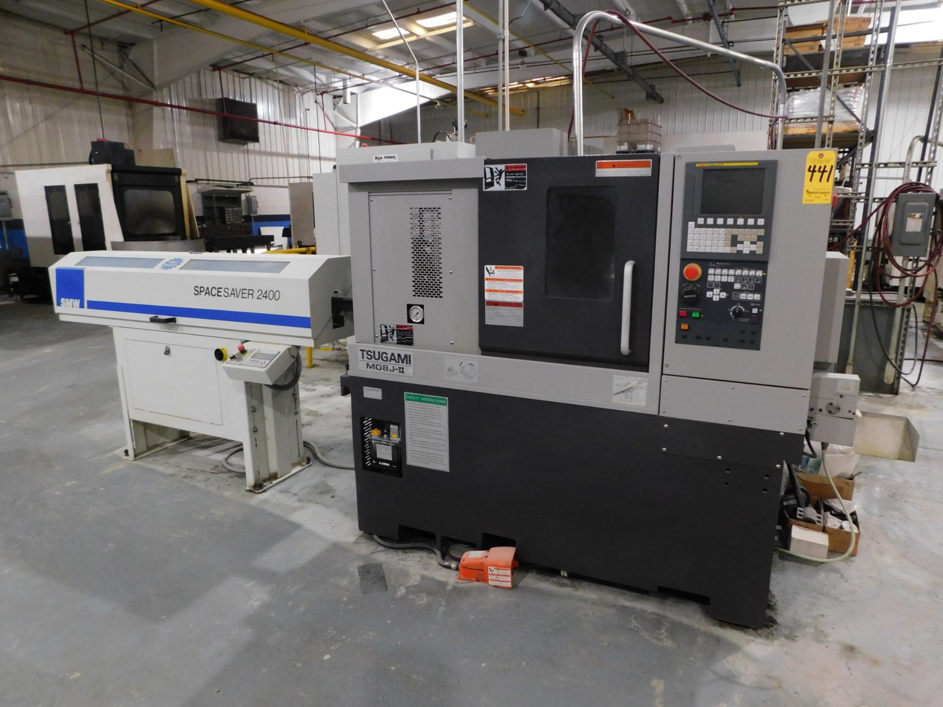 Tsugami Model M08J-II CNC Turning Center, s/n 23460B, New 2018, Fanuc 0i-TF CNC Control, 2.6”