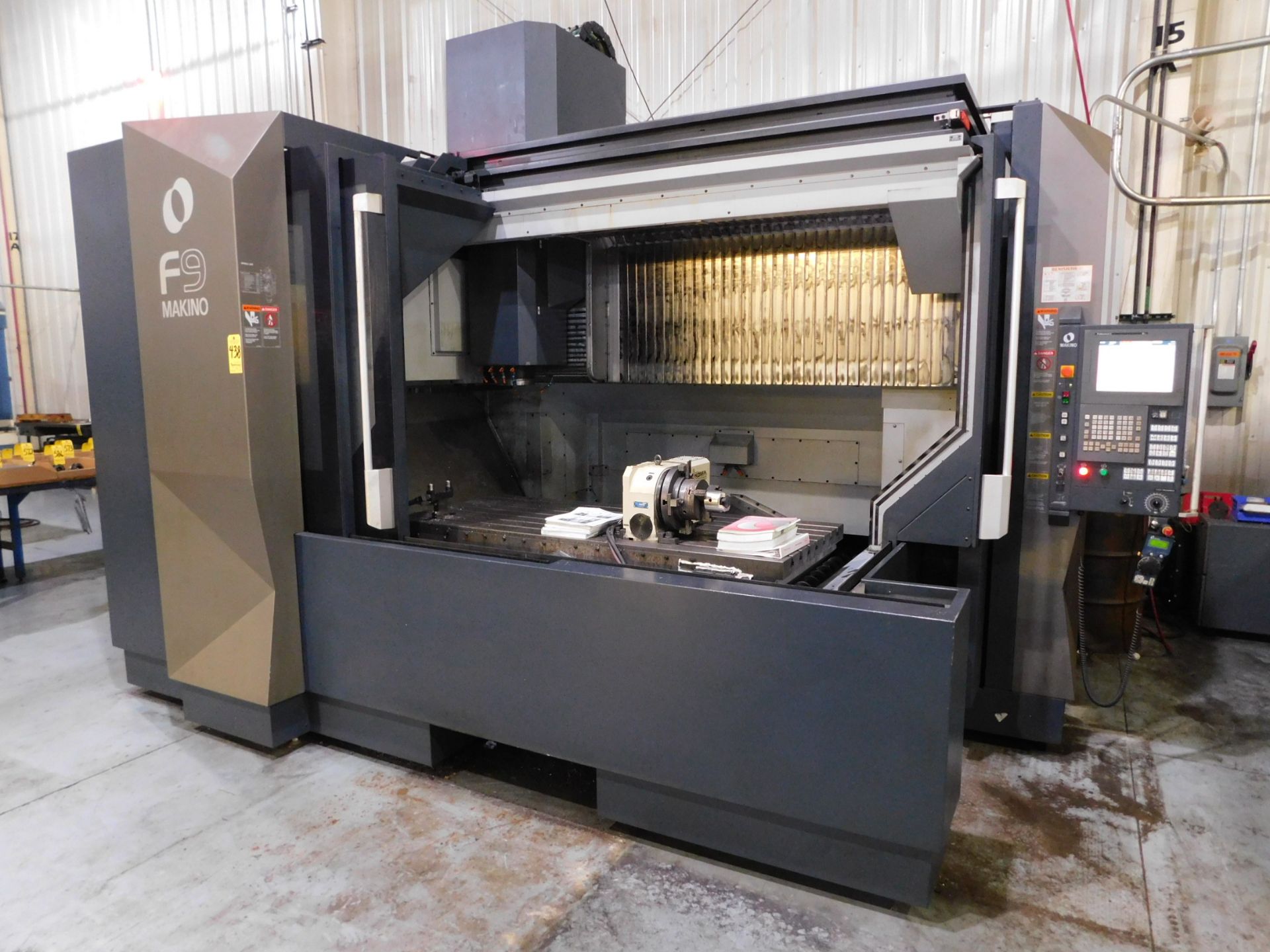 Makino Model F9 CNC Vertical Machining Center, s/n V170049, New 2014, Makino Pro 5 (Fanuc 31i) CNC - Image 2 of 14