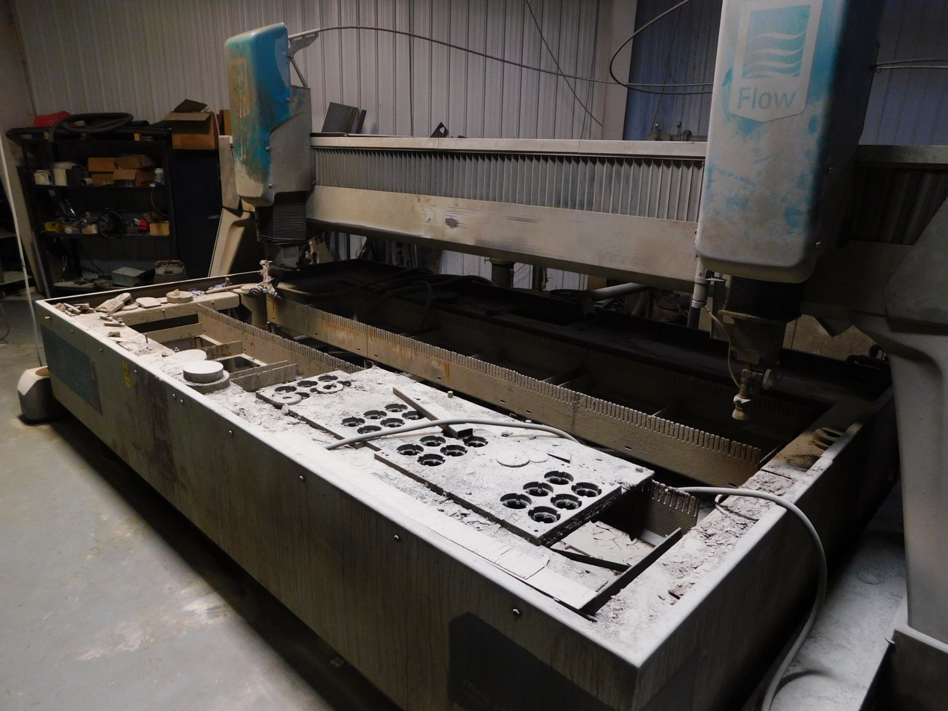 Flow Model Mach 4, 4020C Twin Head CNC Water Jet, s/n 47160, New 2012, 87,000 PSI Per Head ( - Image 9 of 16