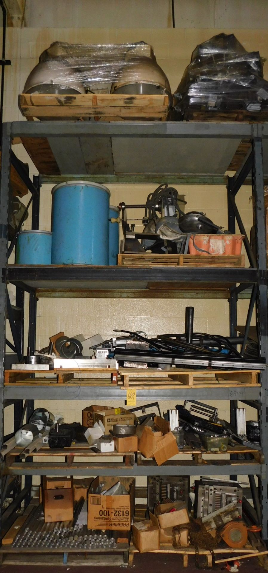 Contents of (1) Section of Pallet Shelving