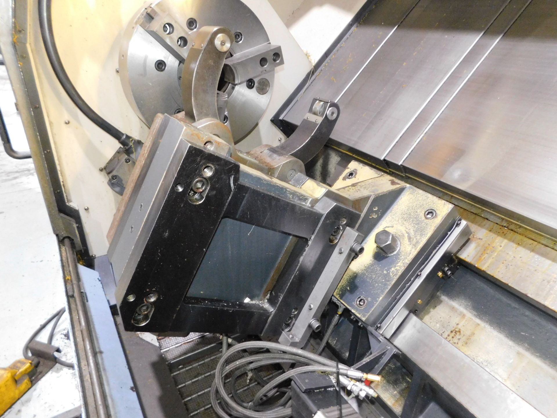 Doosan Model Puma 700LM CNC Turning Center, s/n 60LM 0686, New 2007, Fanuc 21-TB CNC Control, 24” - Image 6 of 17