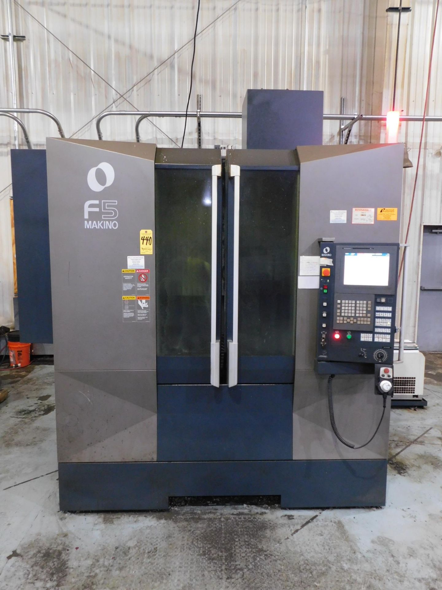 Makino Model F5 CNC Vertical Machining Center, s/n V160053, New 2014, Makino Pro 5 (Fanuc 31i) CNC - Image 10 of 15