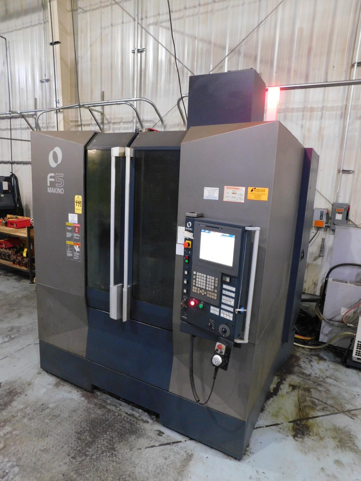 Makino Model F5 CNC Vertical Machining Center, s/n V160053, New 2014, Makino Pro 5 (Fanuc 31i) CNC - Image 15 of 15