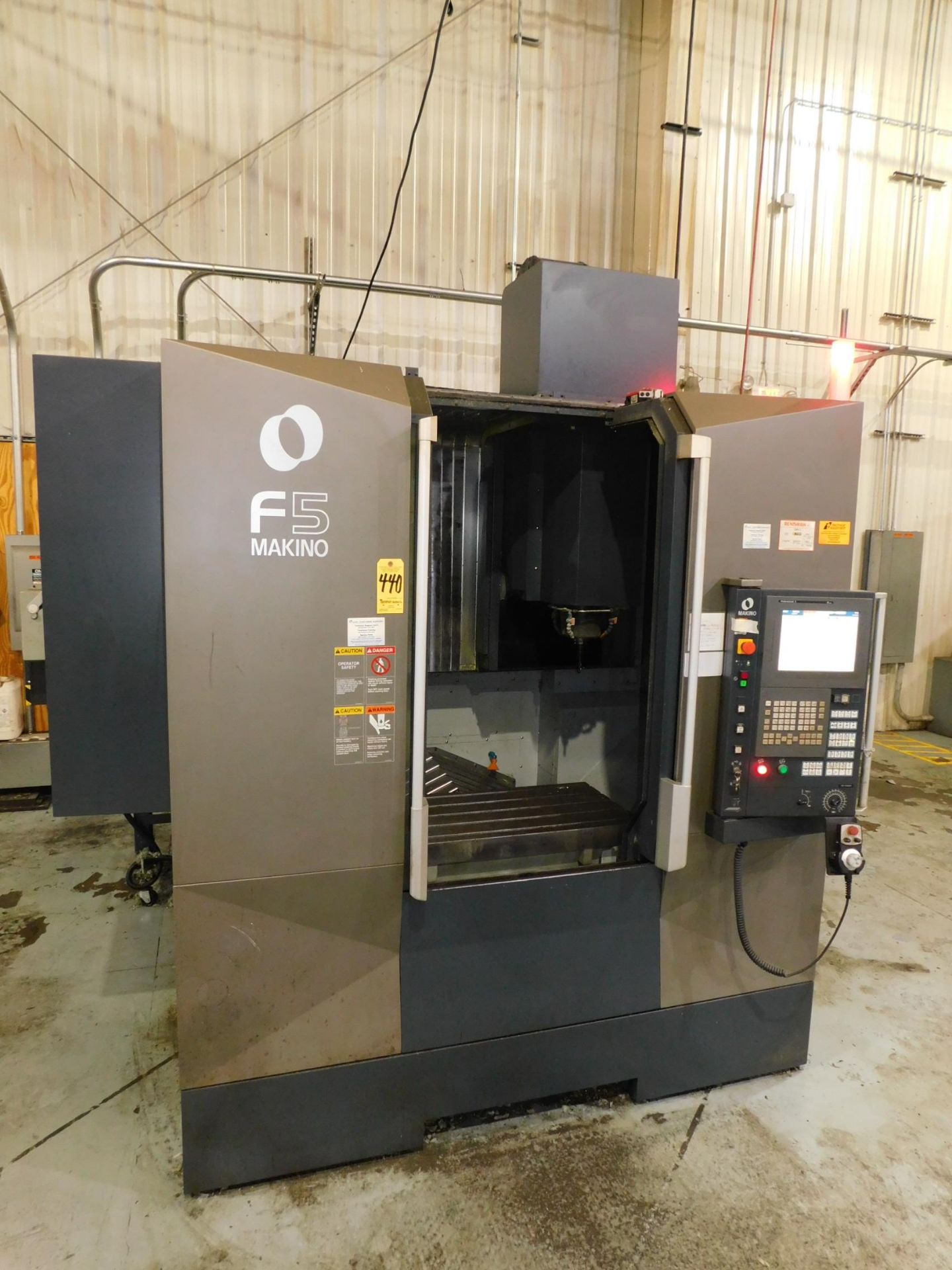 Makino Model F5 CNC Vertical Machining Center, s/n V160053, New 2014, Makino Pro 5 (Fanuc 31i) CNC - Image 2 of 15