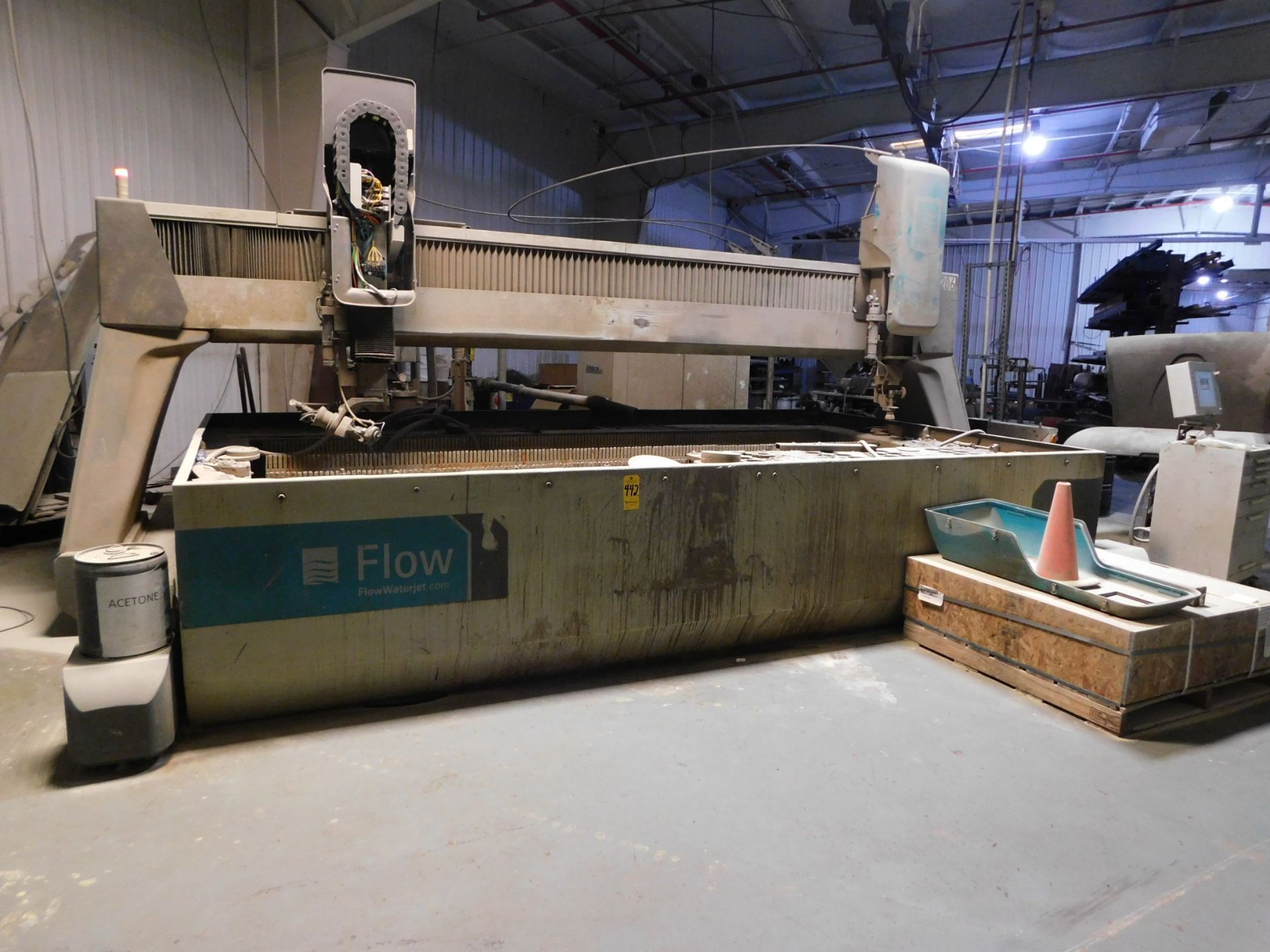 Flow Model Mach 4, 4020C Twin Head CNC Water Jet, s/n 47160, New 2012, 87,000 PSI Per Head ( - Image 8 of 16