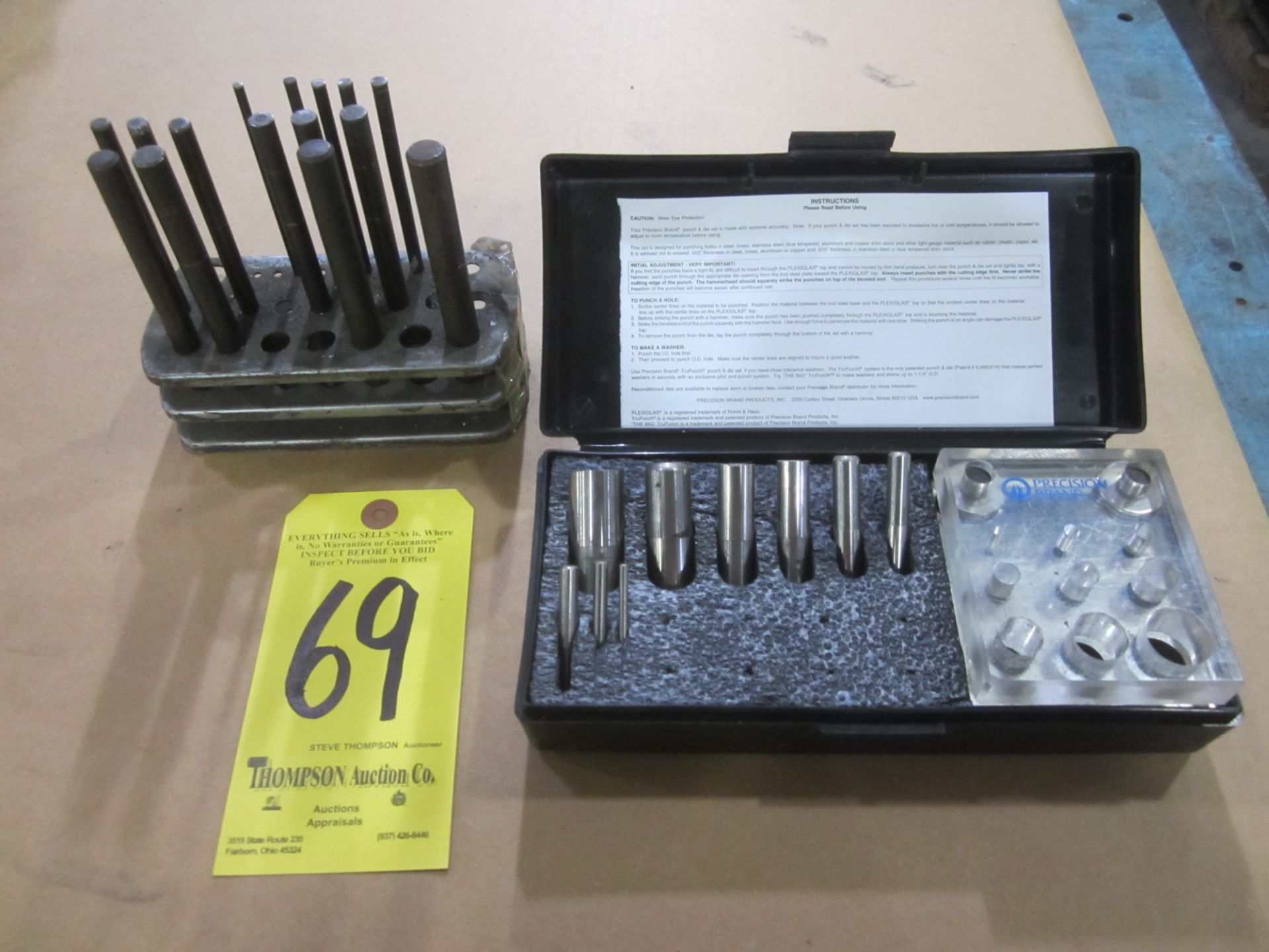 Center Punches and Precision Brand Punch and Die Set