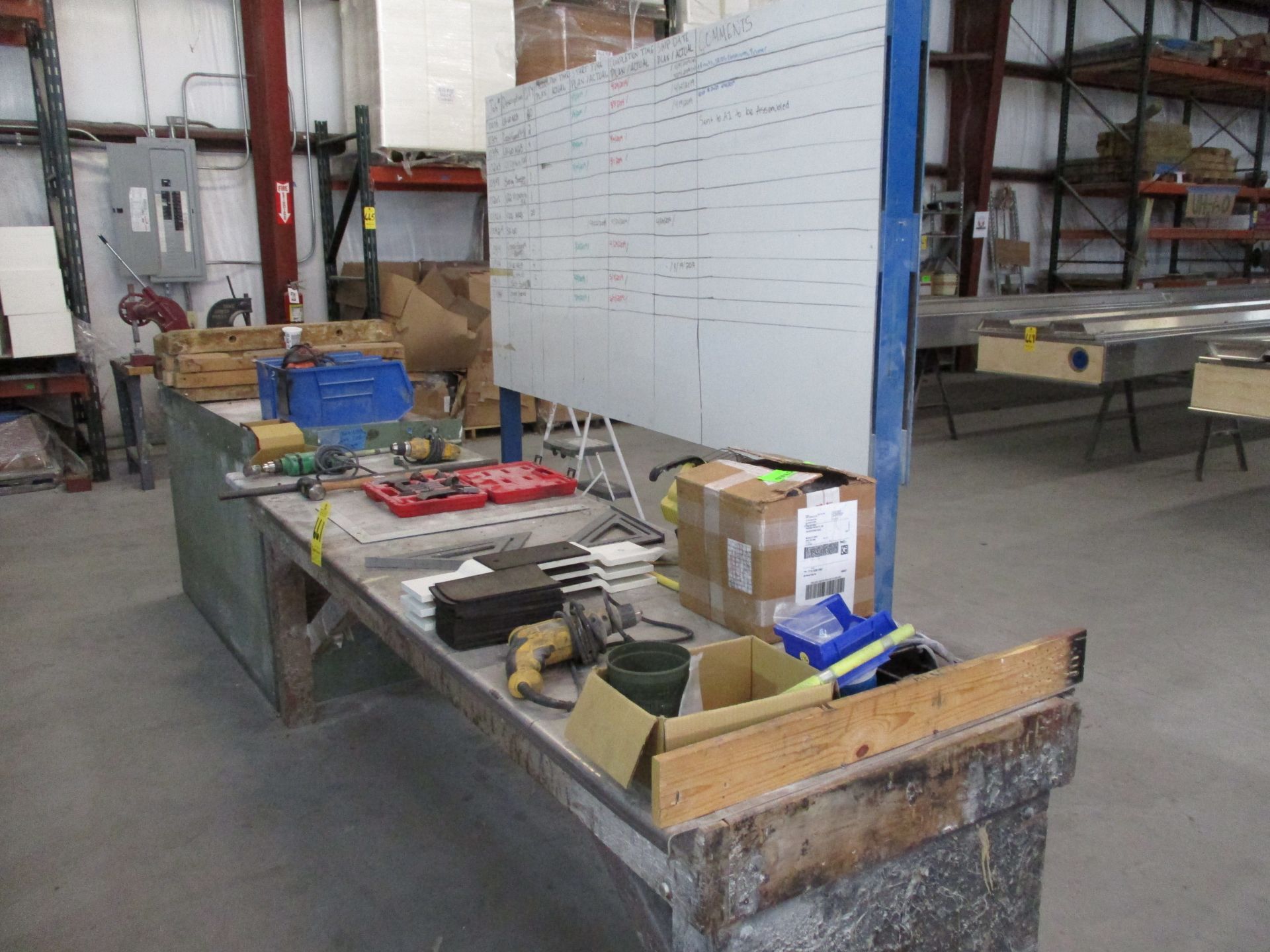 (2) Workbenches and Portable Sign Board