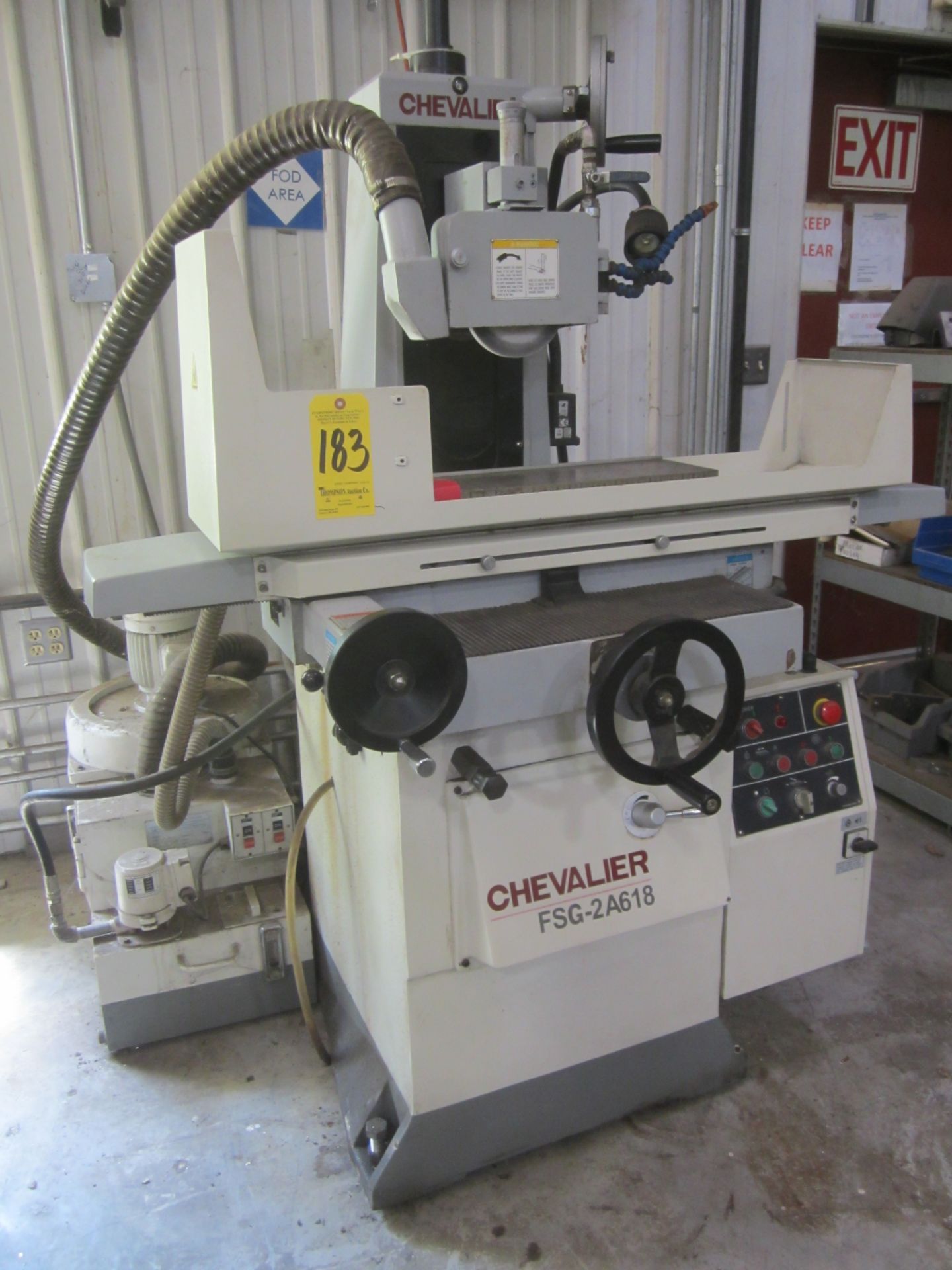Chevalier Model FSG-2A618 2-Axis Hydraulic Surface Grinder, s/n FB710A601, Magnetic Chuck, Dust
