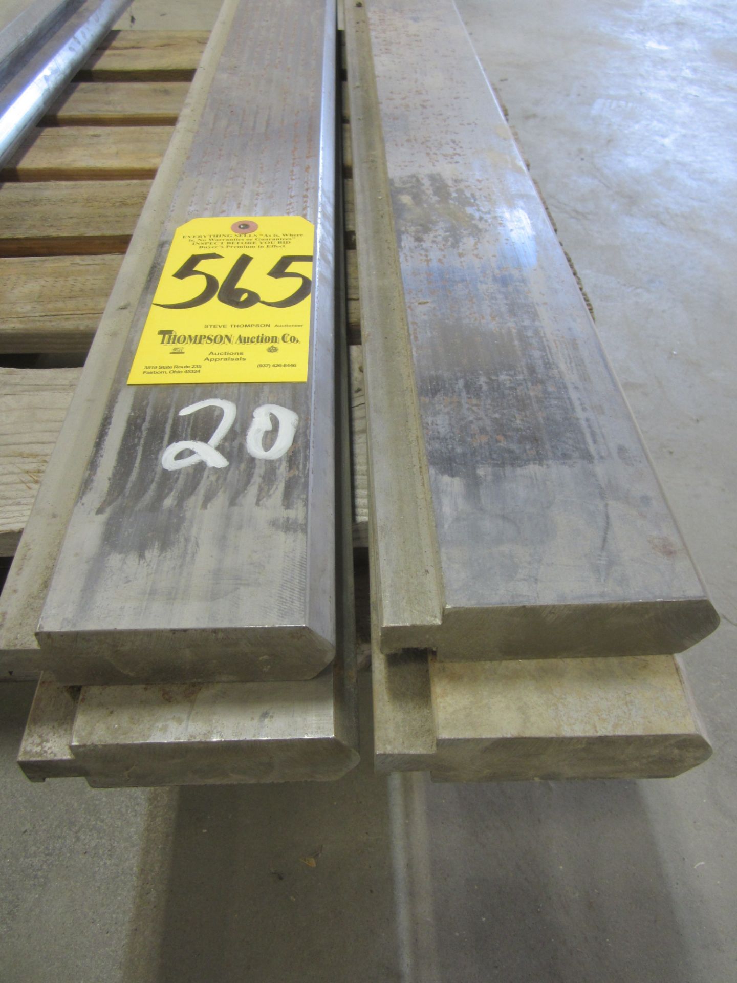 Large Radius Male Punch, (4) 40" Long Pieces for Total Length of 13'5", Note, this Punch fits
