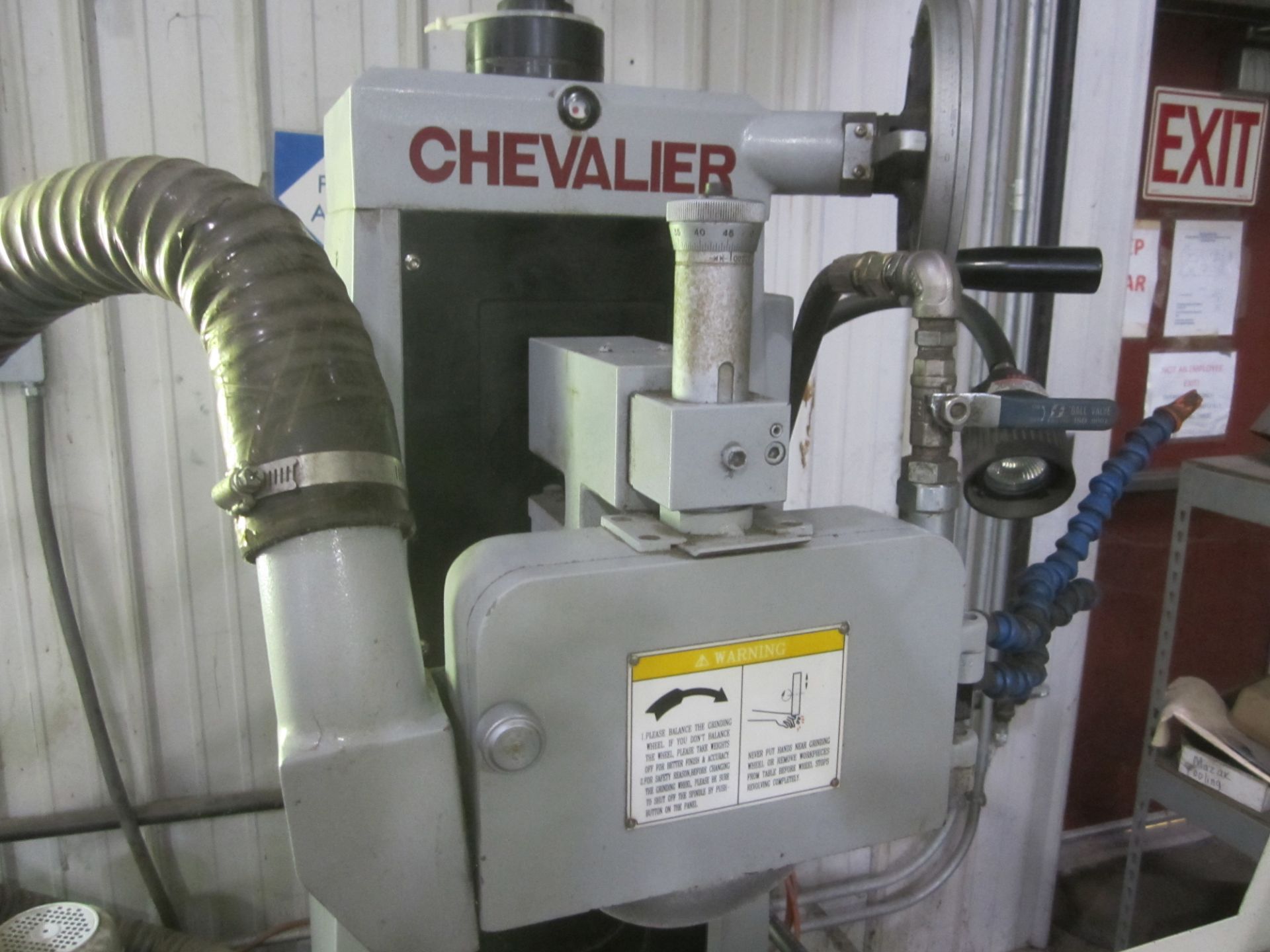 Chevalier Model FSG-2A618 2-Axis Hydraulic Surface Grinder, s/n FB710A601, Magnetic Chuck, Dust - Image 4 of 7