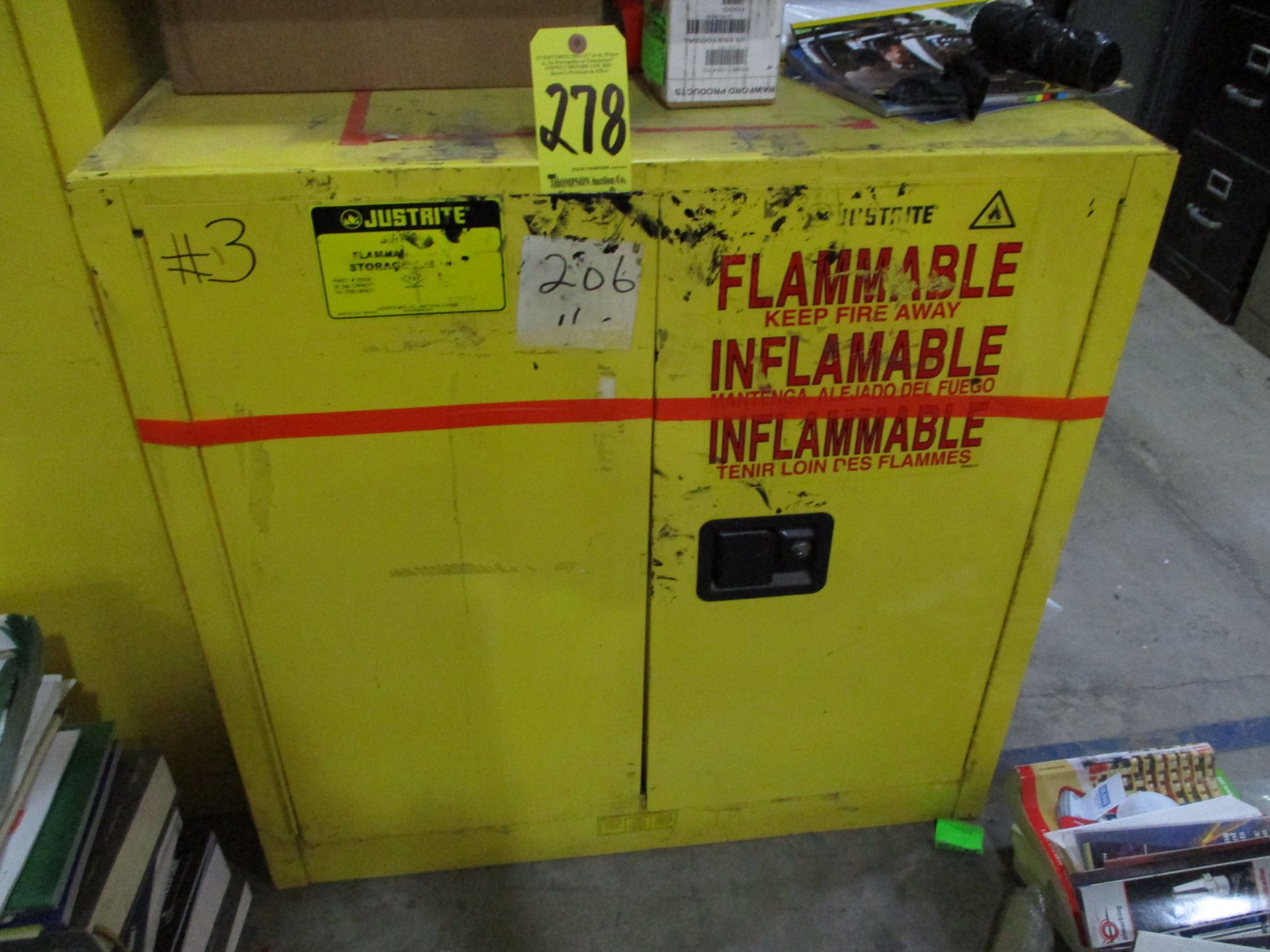 ULINE 29330 Flammable Liquid Storage Cabinet, 30 Gallon