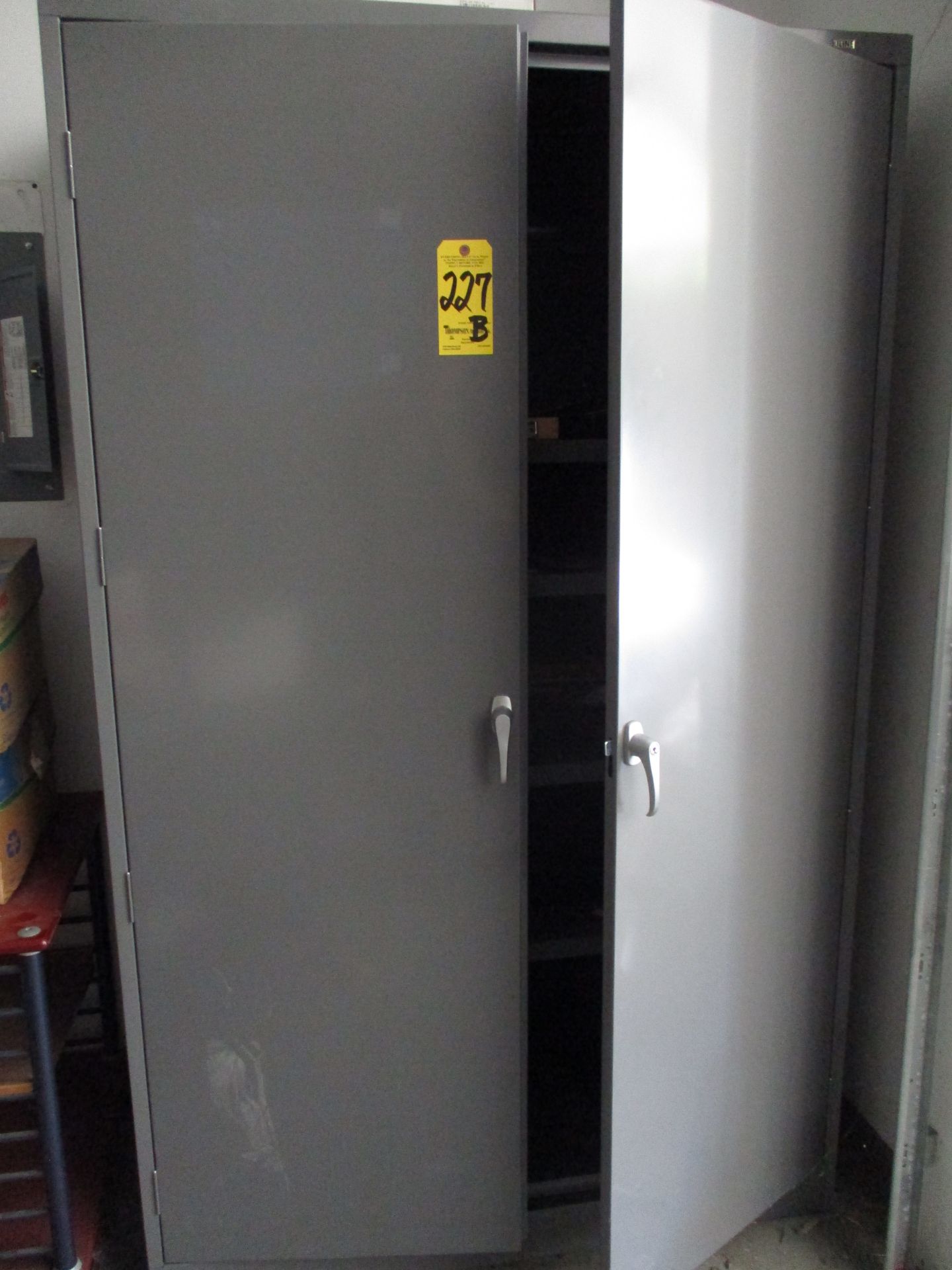Metal 2-Door Upright Storage Cabinet