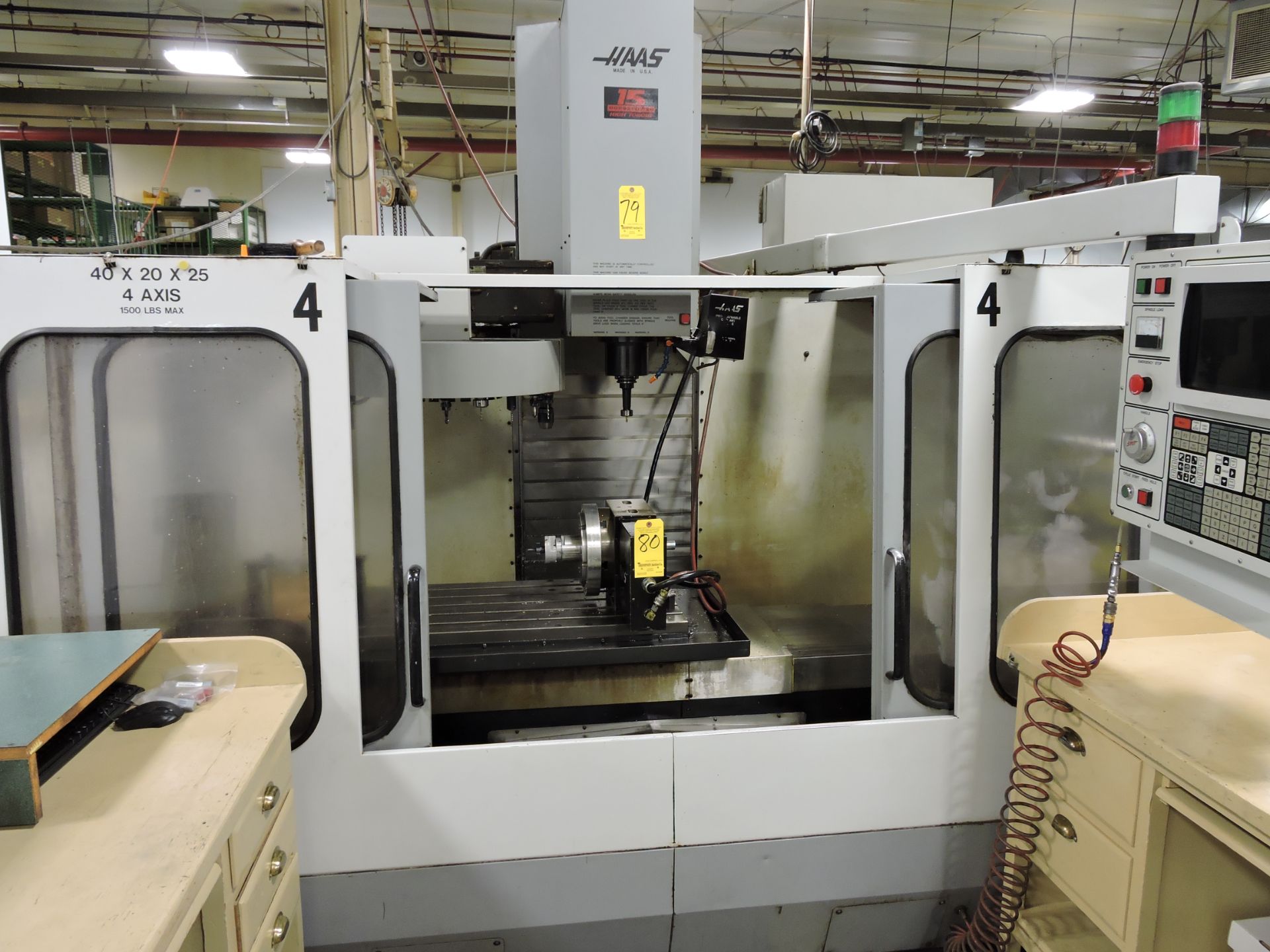 Haas VF-3 CNC Vertical Machining Center, SN 3626, New in 1998, 40" x 20" x 25", 40 Taper, 20 ATC,