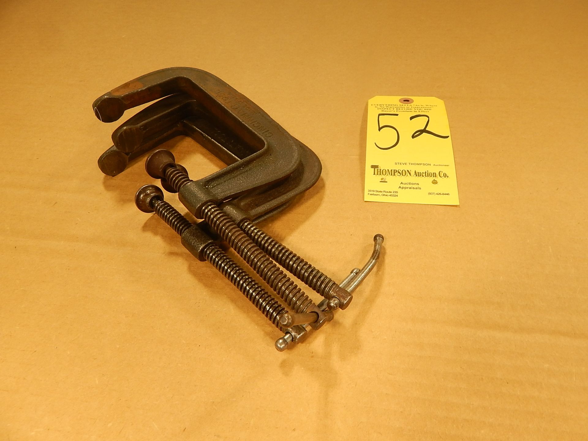 (3) 4" C-Clamps