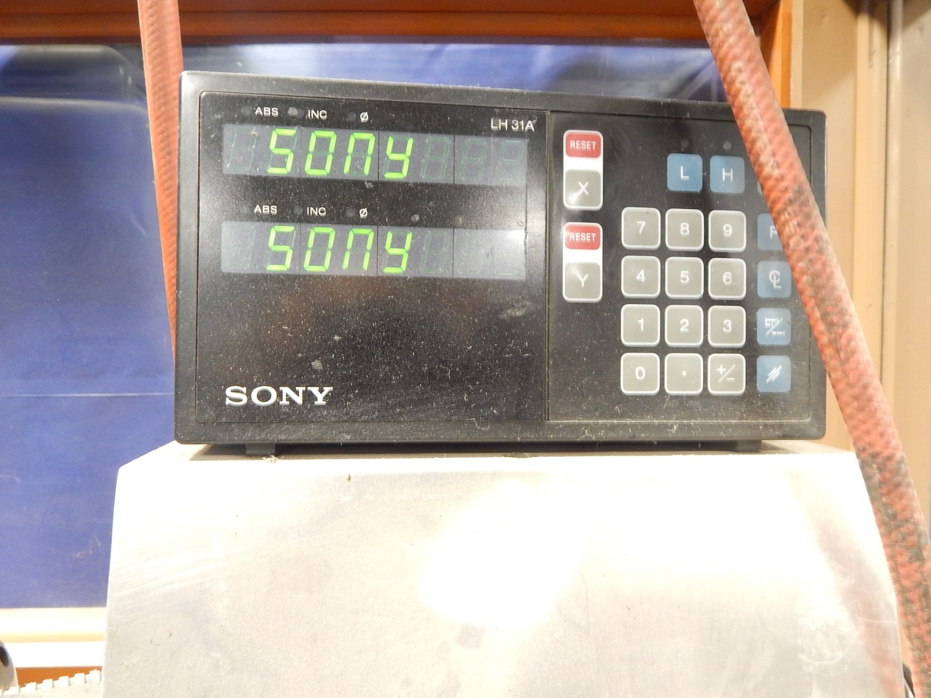 Moore Jig Grinder No. 2, SN 7561, Sony LH31A DRO, Table Size, 10" x 19", Moore Grinding Spindle - Image 3 of 7