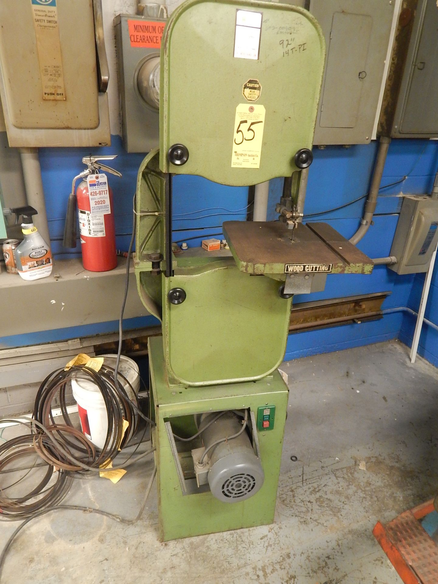 Cummins Mack 14" Vertical Band Saw, 110/1/60