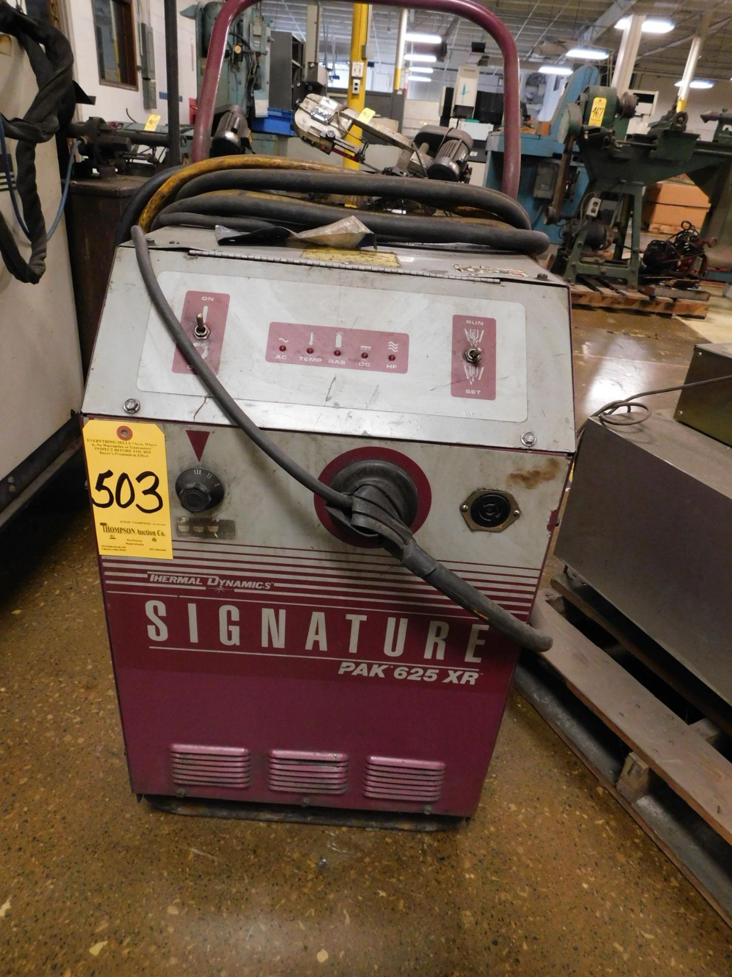 Thermal Dynamics Signature Pak 625XP Plasma Cutter