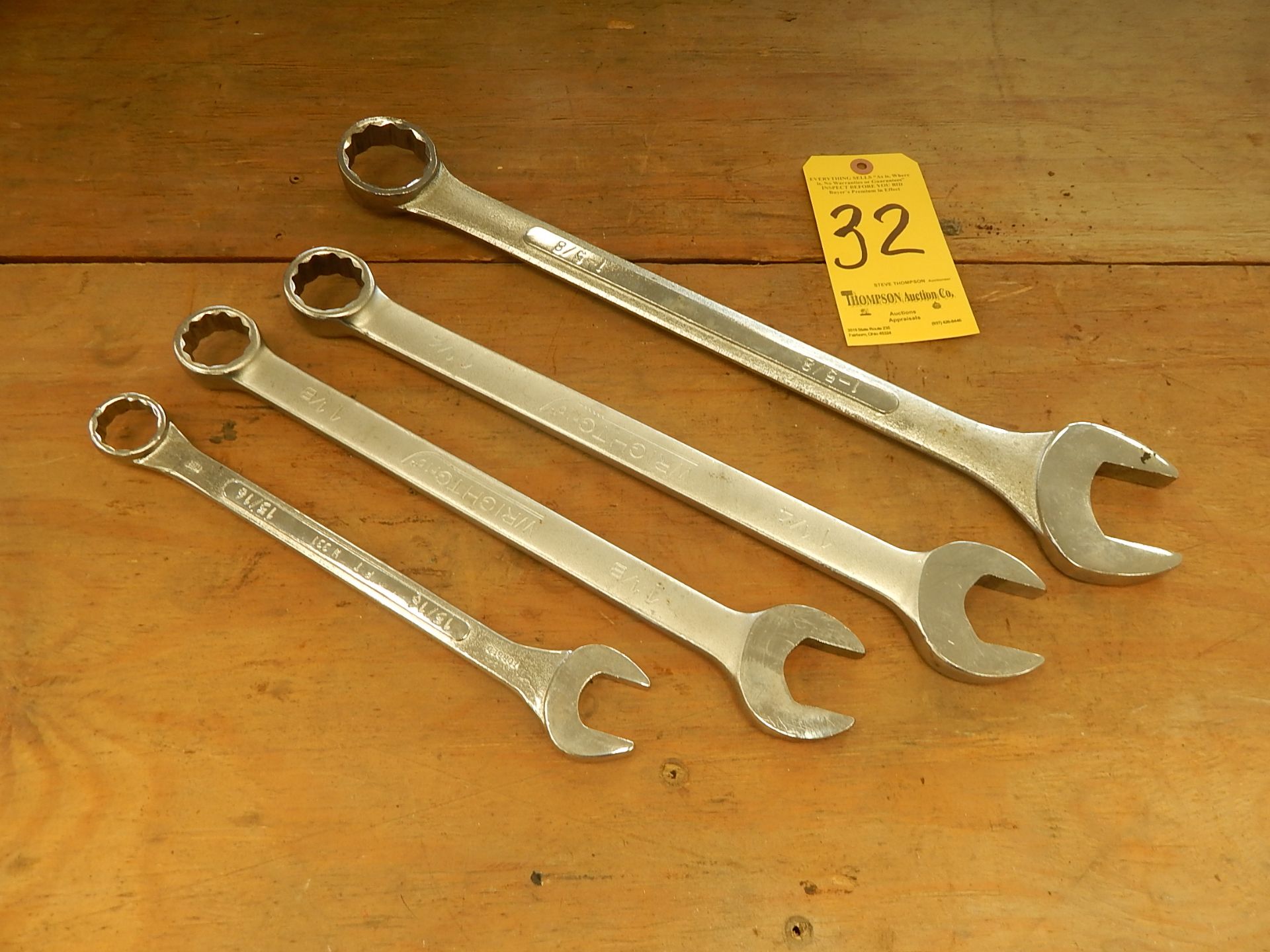 (4) Open and Box End Wrenches