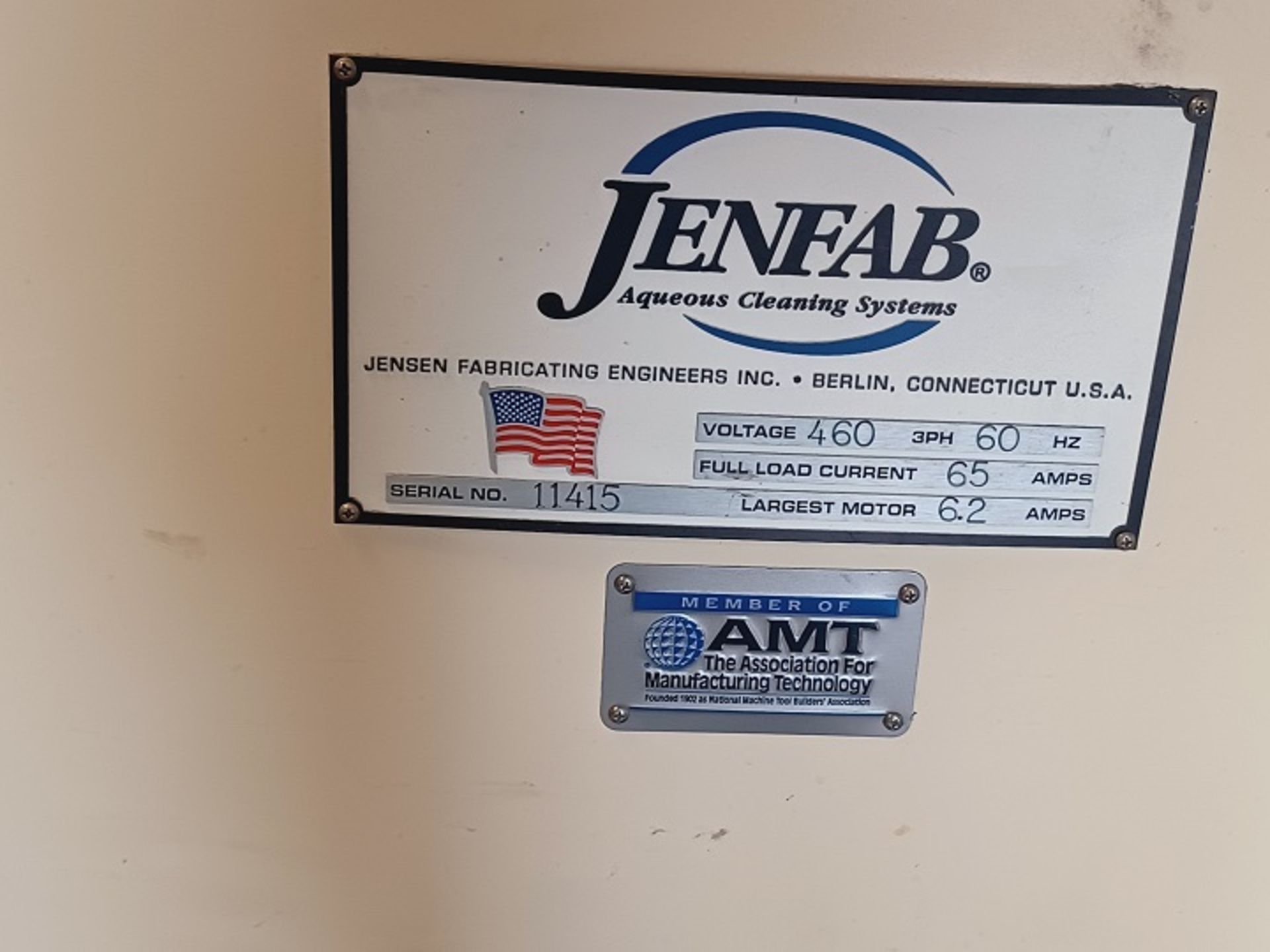 JenFab Aqueous Cleaning System, 6.5" X 12" Opening, Branson Sono Module Control - Image 3 of 5