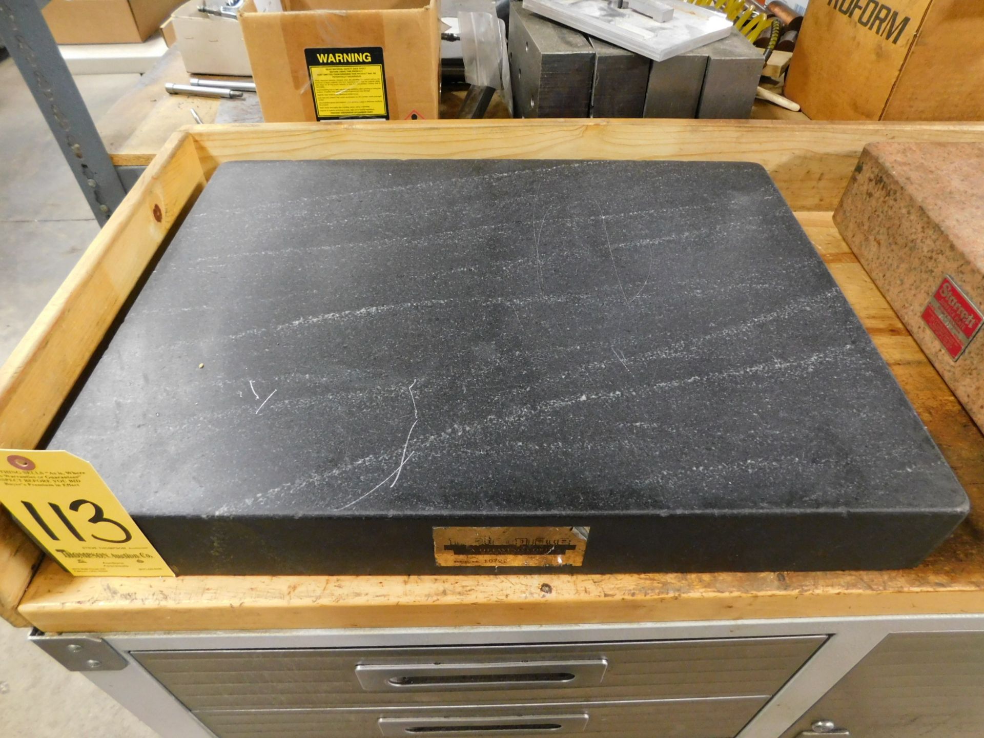 18" X 24" X 3" Granite Surface Plate