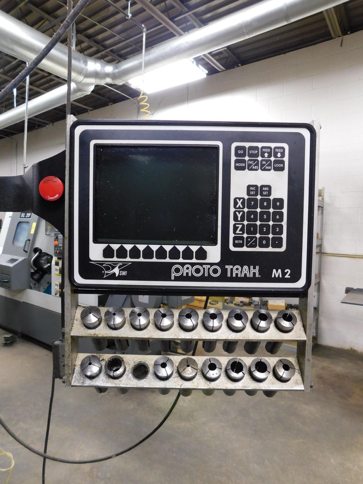 Clausing Kondia Model FV-1 CNC Vertical Mill with Prototrak M2 CNC Control, 2-Axis, 3 HP, Mill s/n - Image 3 of 6