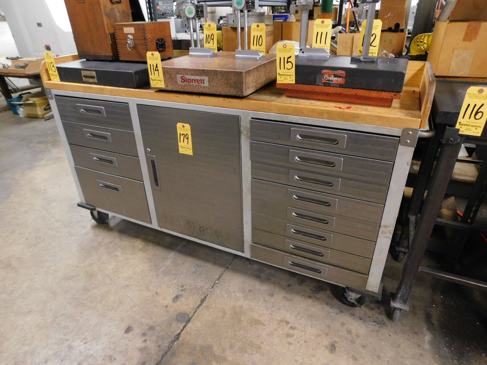 Ultra HD Rolling Work Bench Cabinet, 77" X 20" X 37.5" High