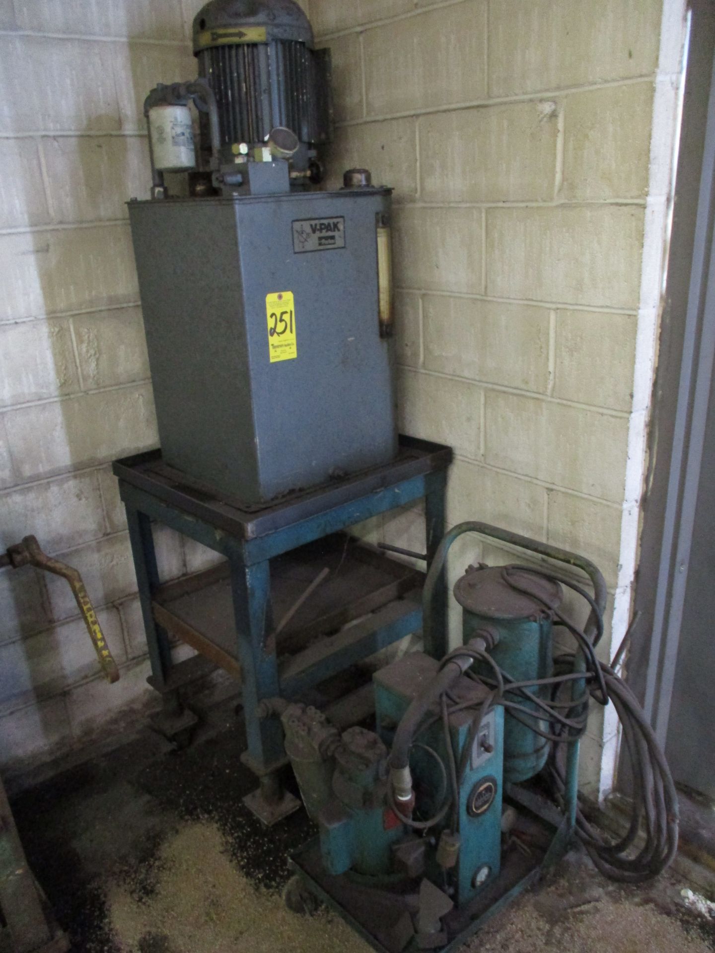Parker 10 HP Hydraulic Power Unit and Portable Oil Filtration Unit