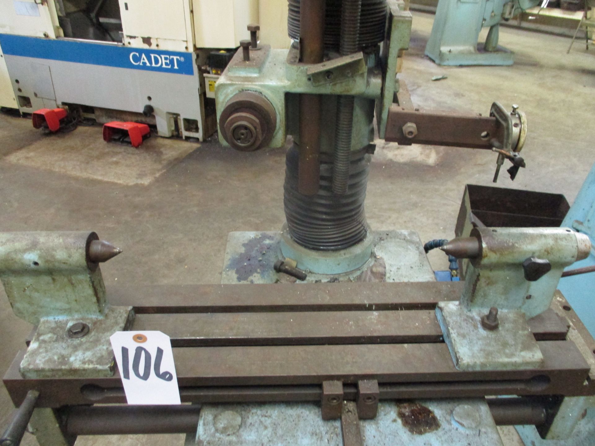 Murahashi Model CG-7 Tool & Cutter Grinder, s/n 673, Grinding Spindle, Dead Centers, No Motor - Image 2 of 3