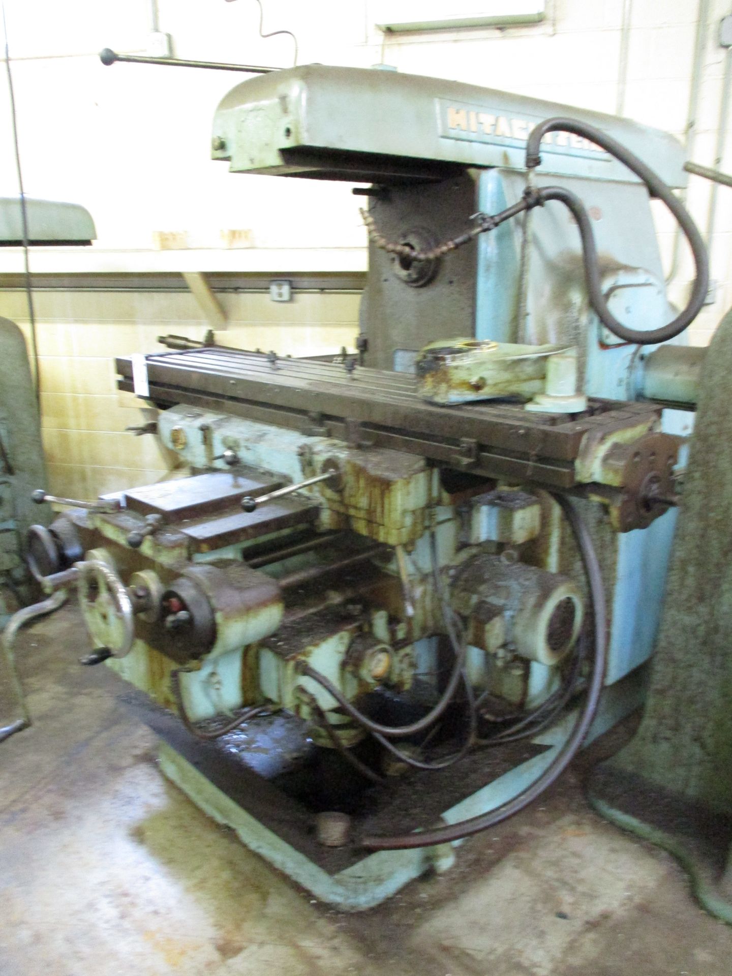 Hitachi Seiki Model 3ML-P Horizontal Mill, s/n N-10288, Outboard Support, 14" X 63" Table, 50 Taper, - Image 2 of 6