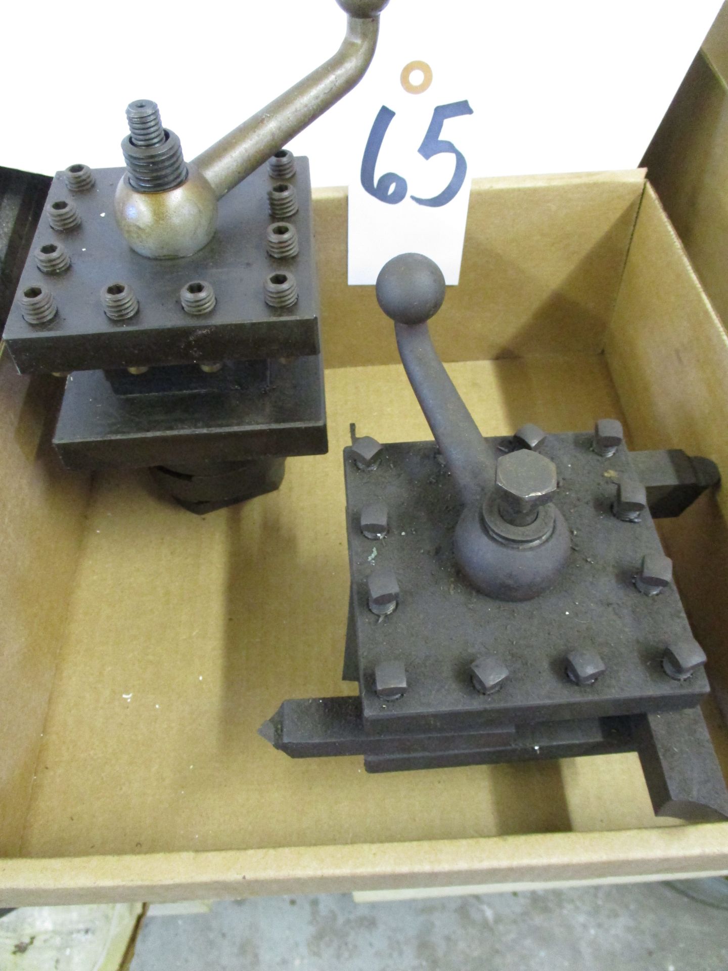 (2) 4 1/2" Square 4-Way Tool Post