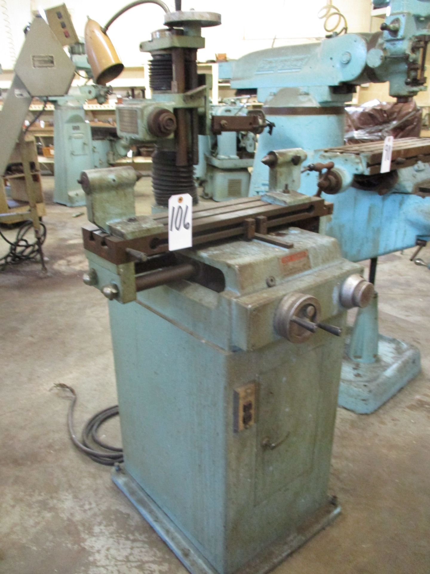 Murahashi Model CG-7 Tool & Cutter Grinder, s/n 673, Grinding Spindle, Dead Centers, No Motor