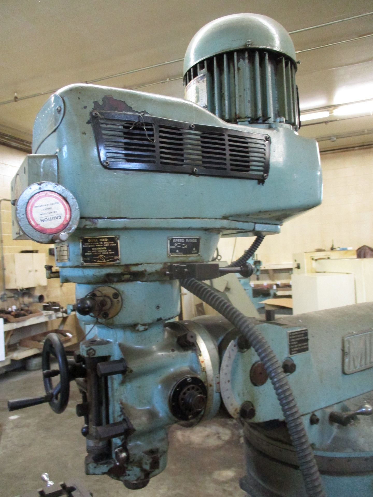 Millport Model 2S, 3 HP Variable Speed Vertical Mill, s/n 8003, 9" X 48" Table - Image 4 of 6