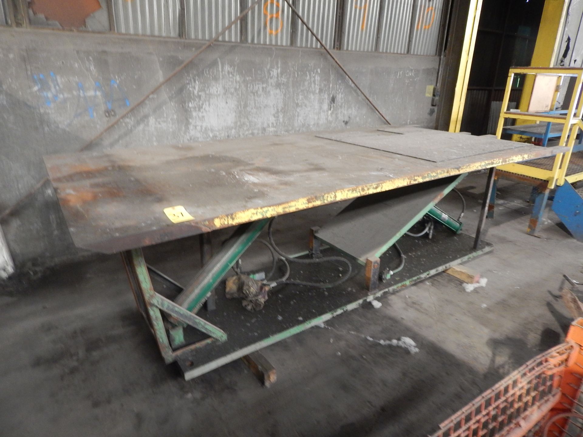 Hydraulic Scissor Lift Table, Dual Cylinder, 60" X 124" Table Size - Image 5 of 5
