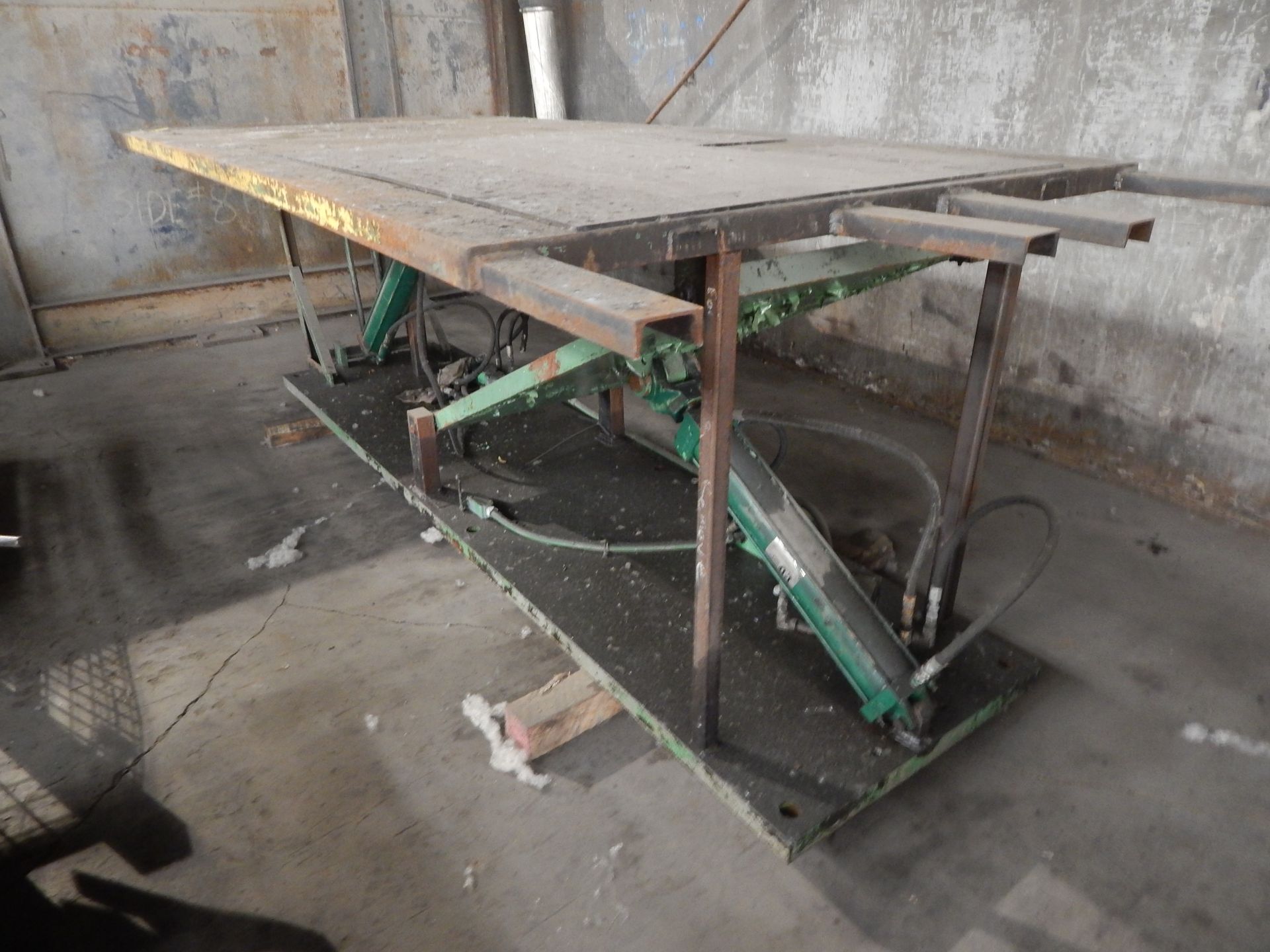 Hydraulic Scissor Lift Table, Dual Cylinder, 60" X 124" Table Size - Image 3 of 5
