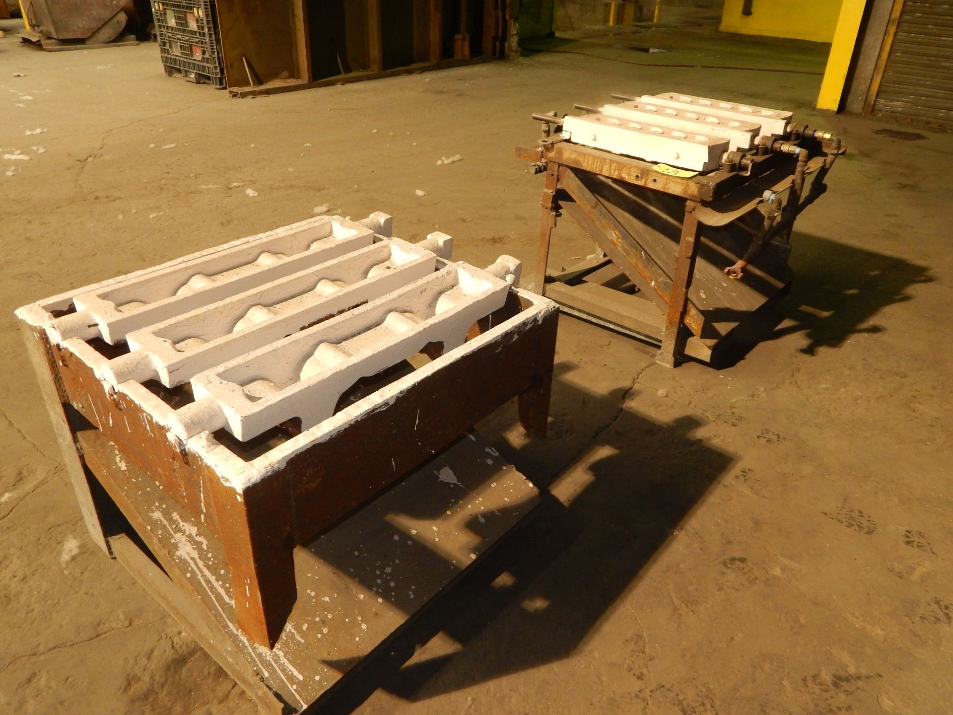 (2) Lead Mold Tables