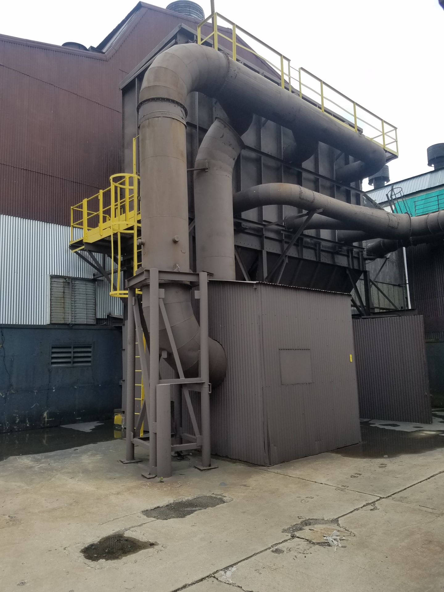 AAF-Ameritube 25,000 CFM Bag House/Dust Collector, s/n 1-276, Model AT750010, 500 Bag Capacity, With