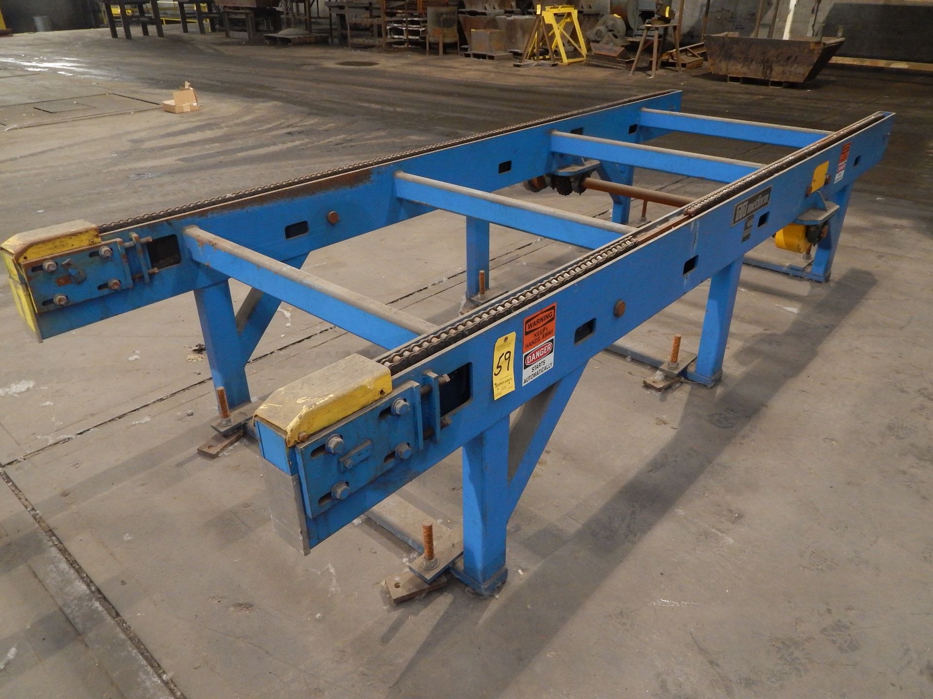 Metform Power Conveyor, 53" Wide X 155" Length