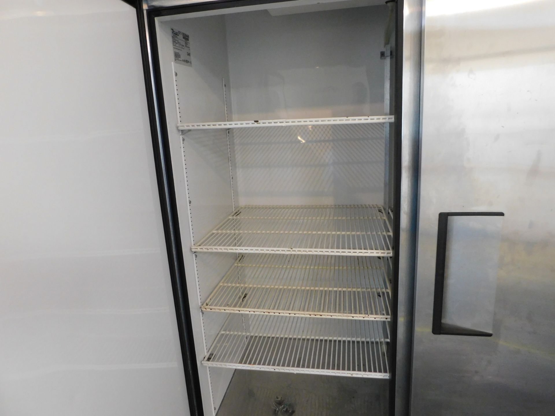 True Model T-49 Stainless 2-Door Commercial Fridge, s/n 1-3929448 - Image 3 of 8