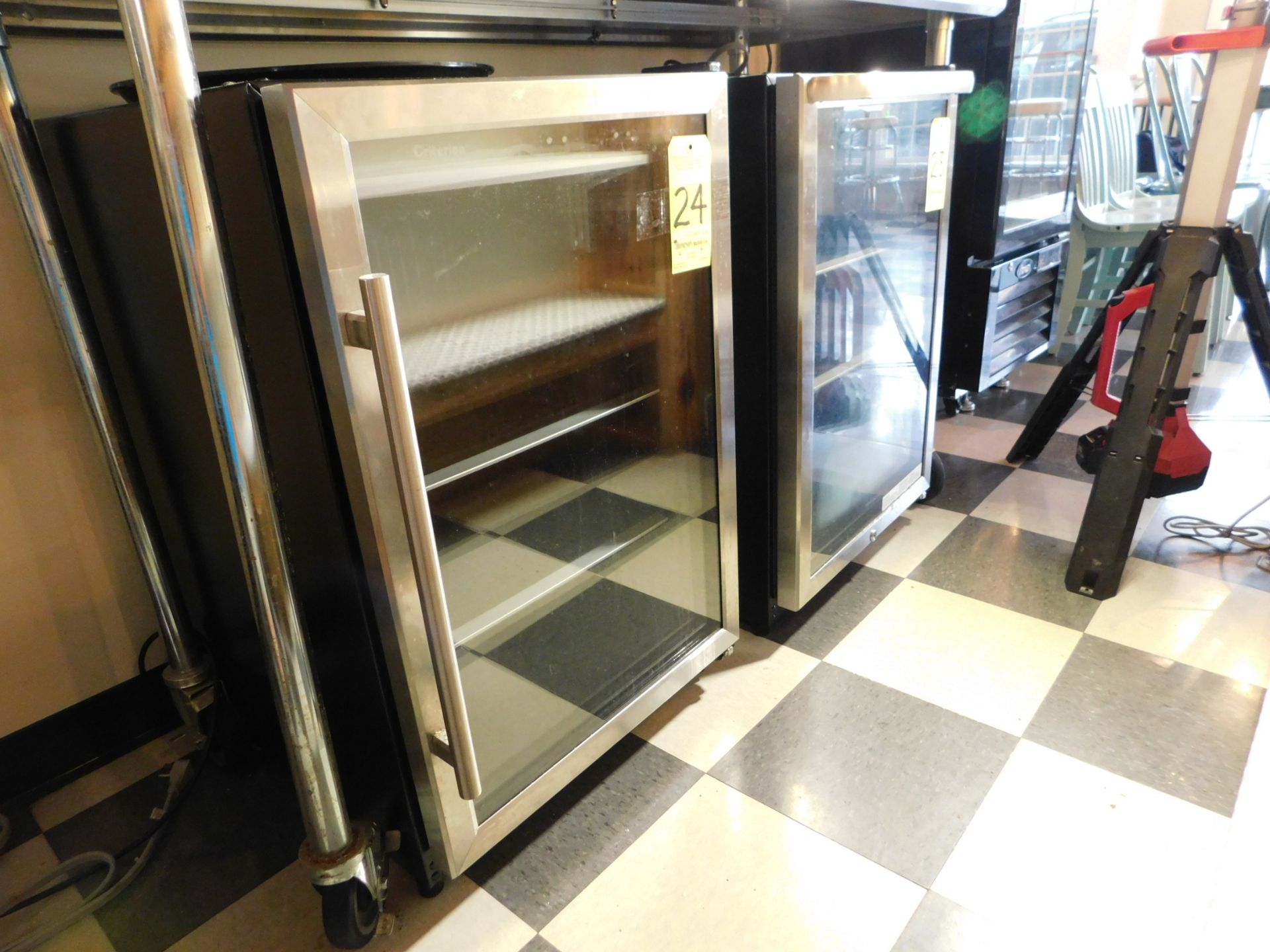 Criterion Under Bar Glass Door Refrigerator, 4.6 Cubic Feet