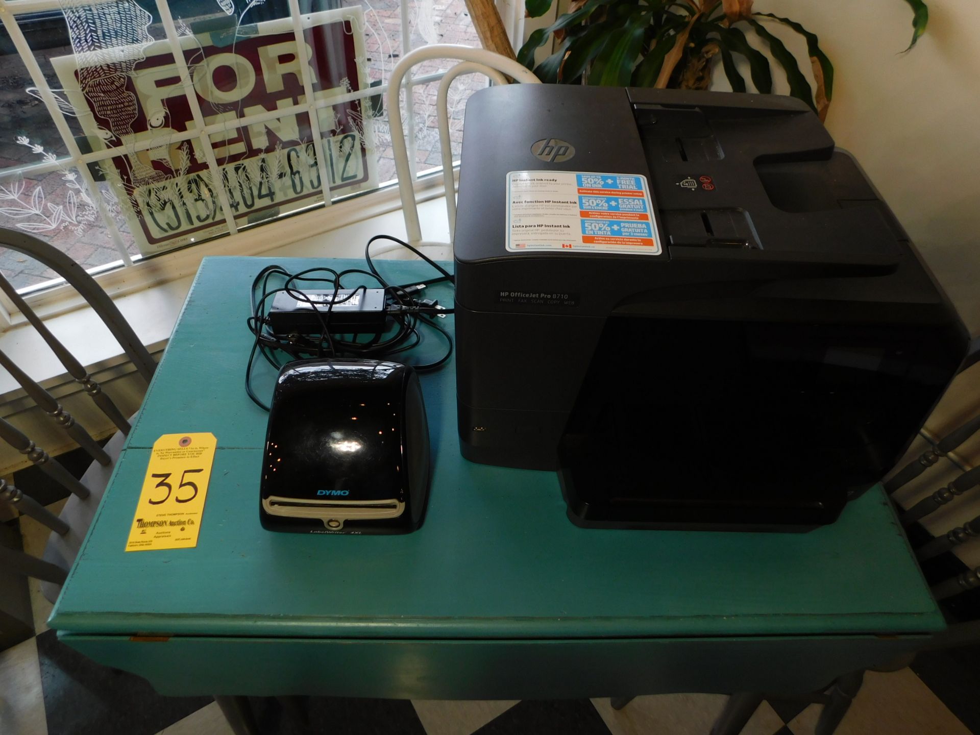 HP Officejet PRO Model 87-10 with Dymo Laser Writer and Model 4XL Printer